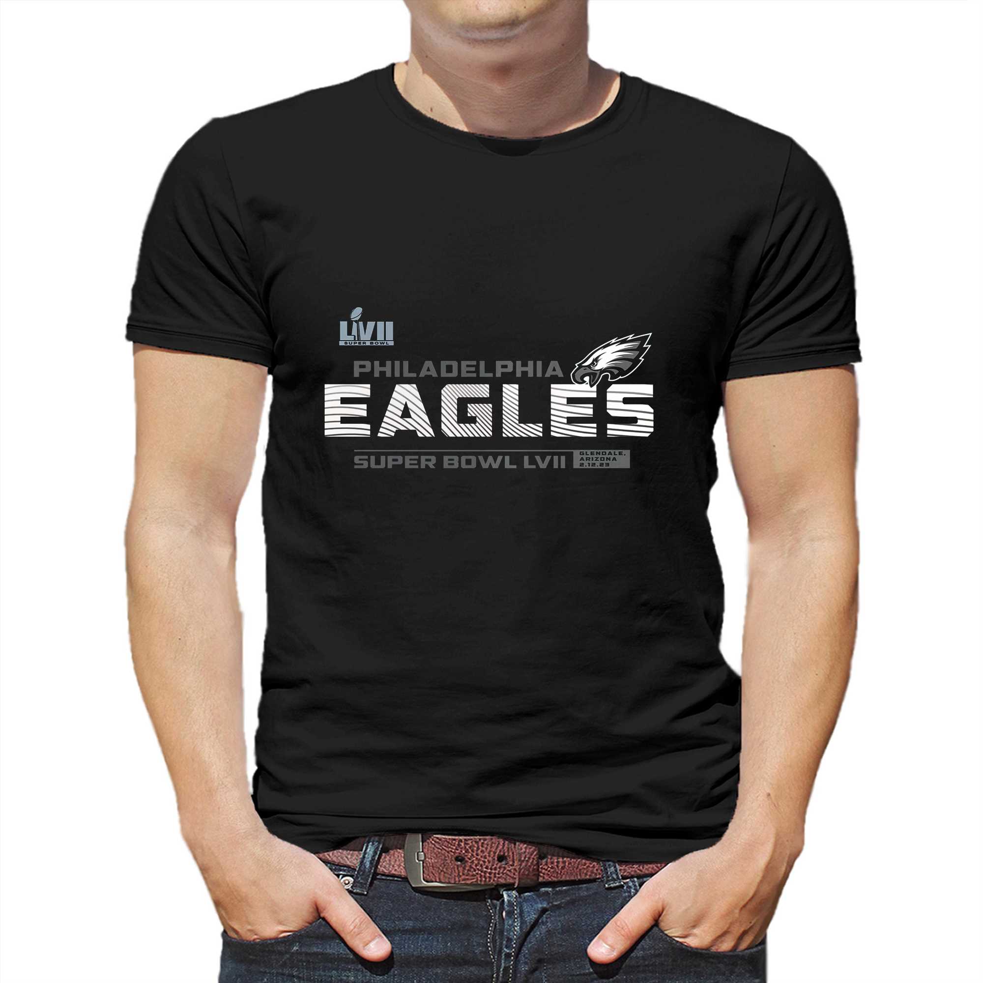 2023 Philadelphia Eagles Super Bowl Lvii Vivid Striations Shirt Unisex  Tshirt