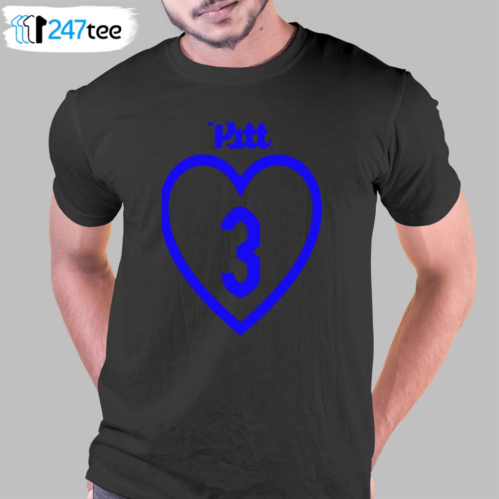 Pitt Players Pitt Love 3 Damar Hamlin T-Shirt - TeeHex