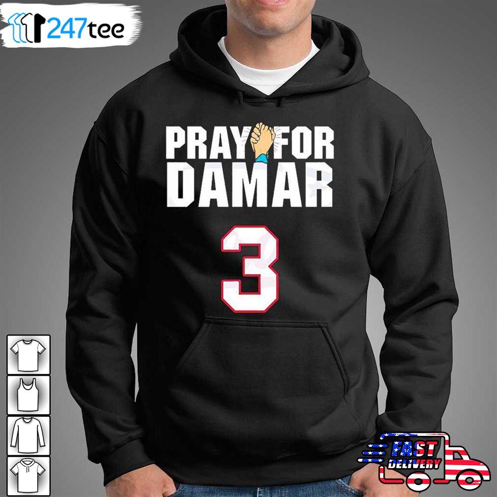 Pray For Damar 3 Hamlin Hamlin Buffalo Shirt