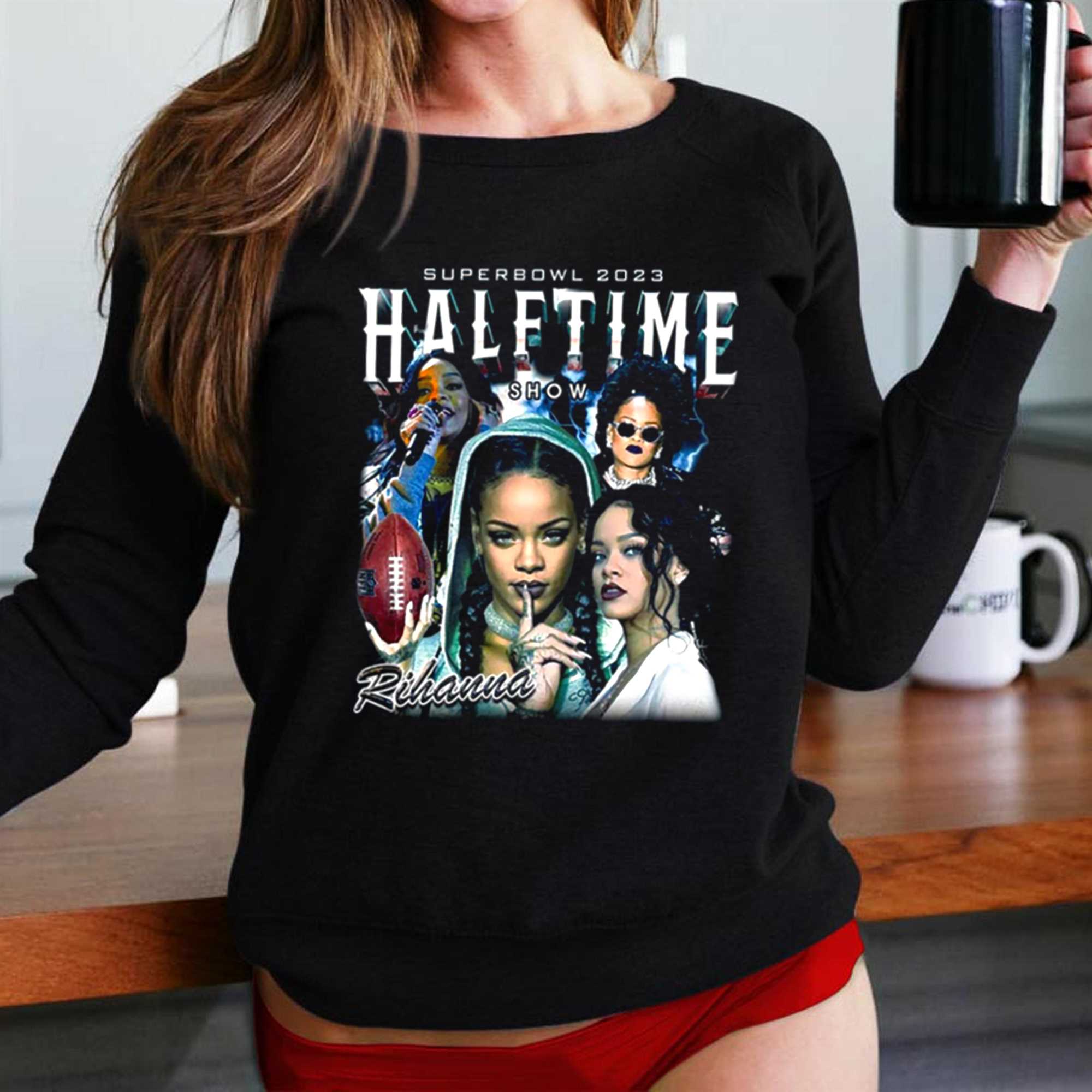 Buy Rihanna Super Bowl 2023 Halftime Show Shirt For Free Shipping CUSTOM  XMAS PRODUCT COMPANY