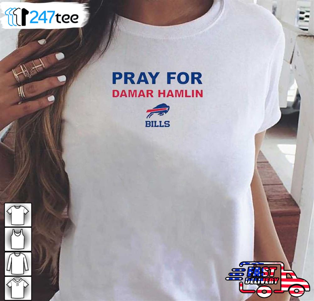 Damar Hamlin Strong Pray For Damar Hamlin Buffalo shirt - Dalatshirt