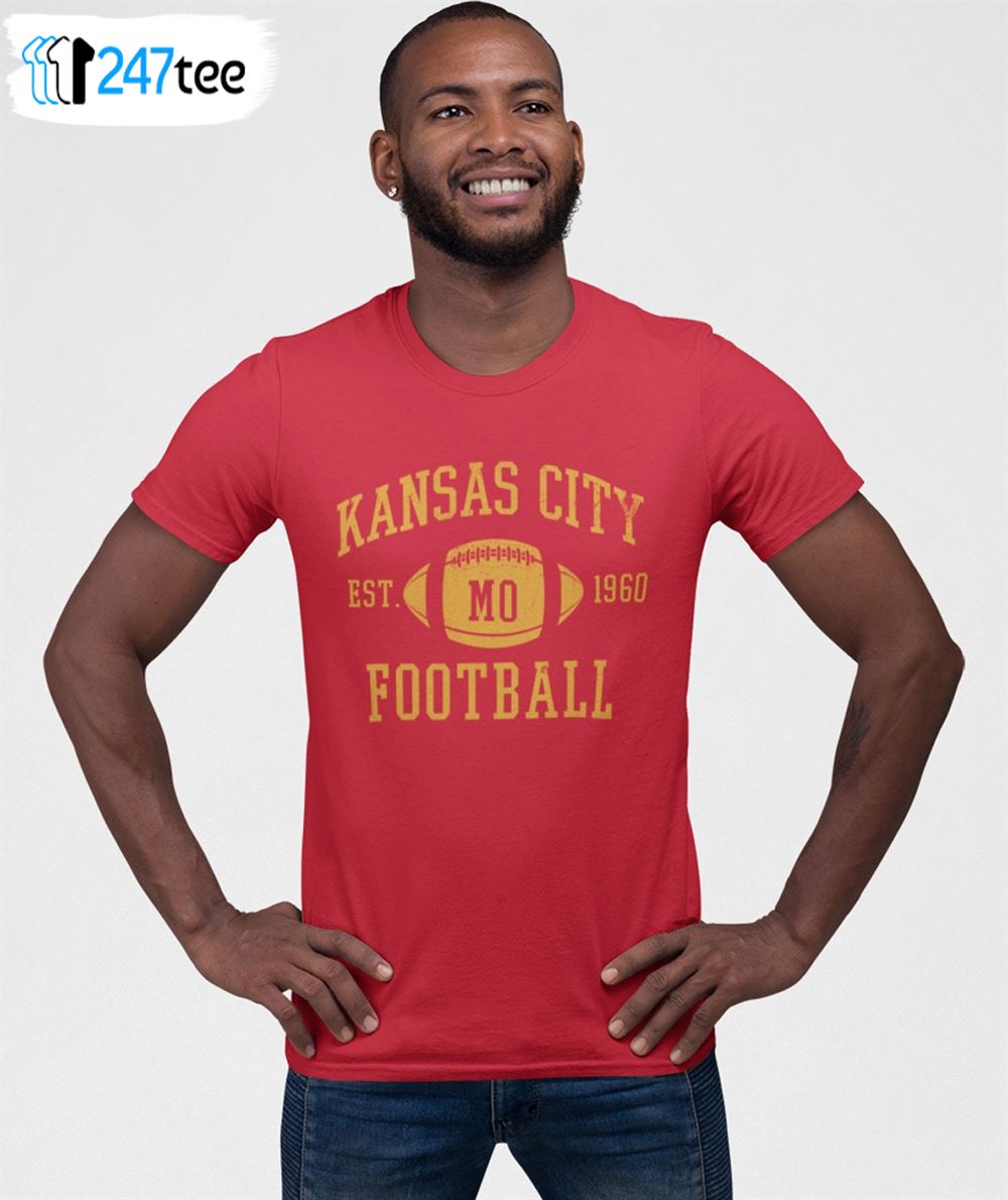 Kansas City MO Football est 1960 T-SHIRT' Men's Premium T-Shirt