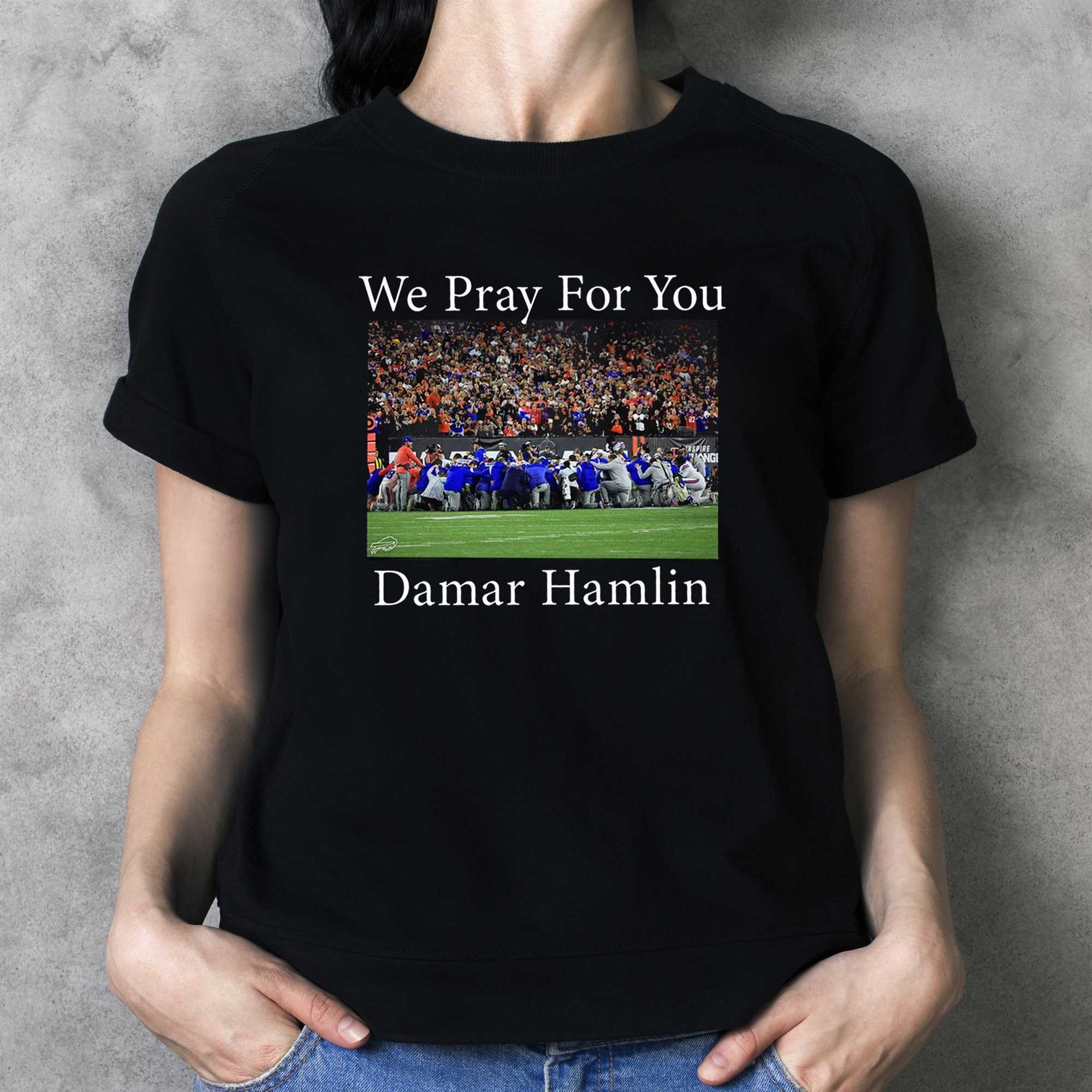 Order a t-shirt with Damar Hamlin-inspired design