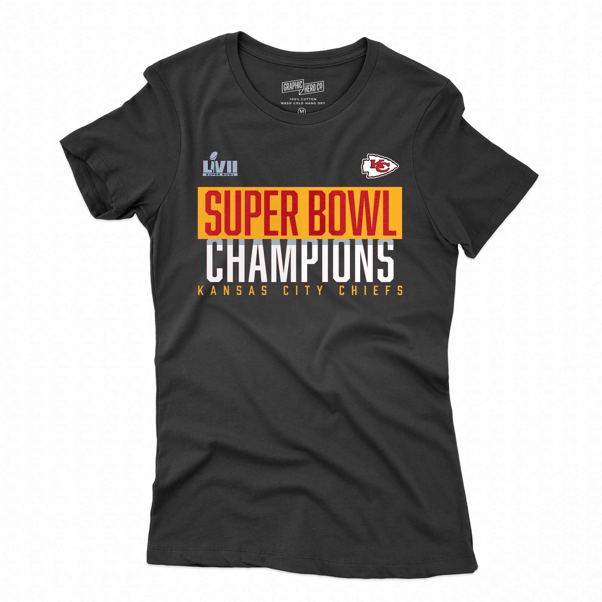 Fanatics Branded Red Kansas City Chiefs Super Bowl LVII Champions Foam Finger T-Shirt