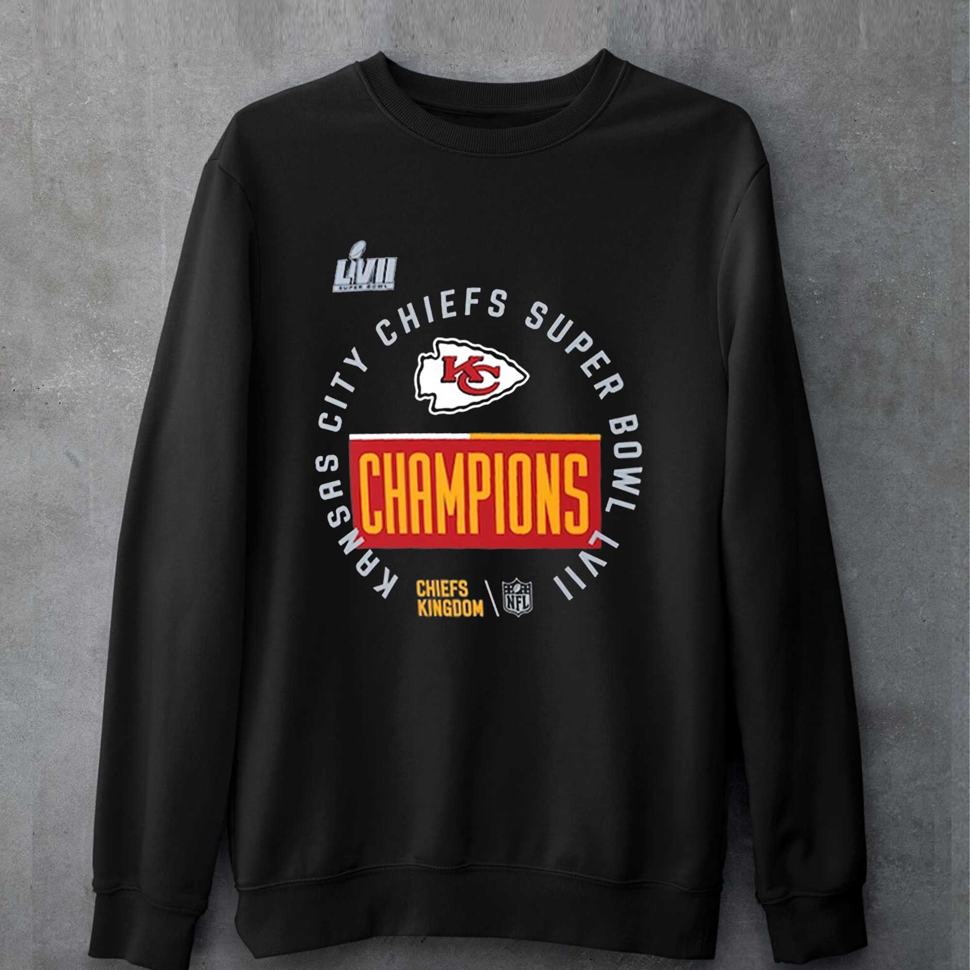 Kansas City Chiefs Super Bowl Champions T-Shirts, Chiefs Super Bowl LVII  Locker Room Shirts