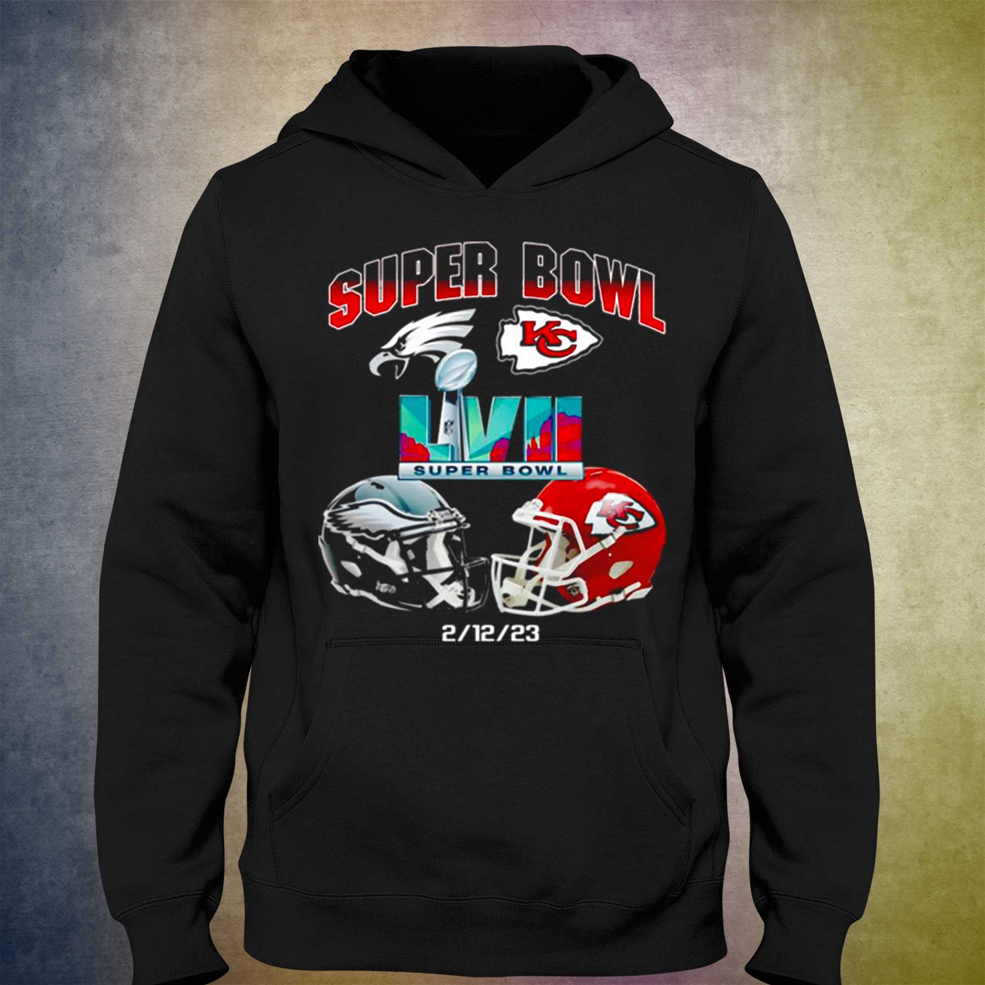 Official 2023 Super Bowl Lvii 57 T-shirt Philadelphia Eagles Vs Kansas City  Chiefs T-shirt,Sweater, Hoodie, And Long Sleeved, Ladies, Tank Top