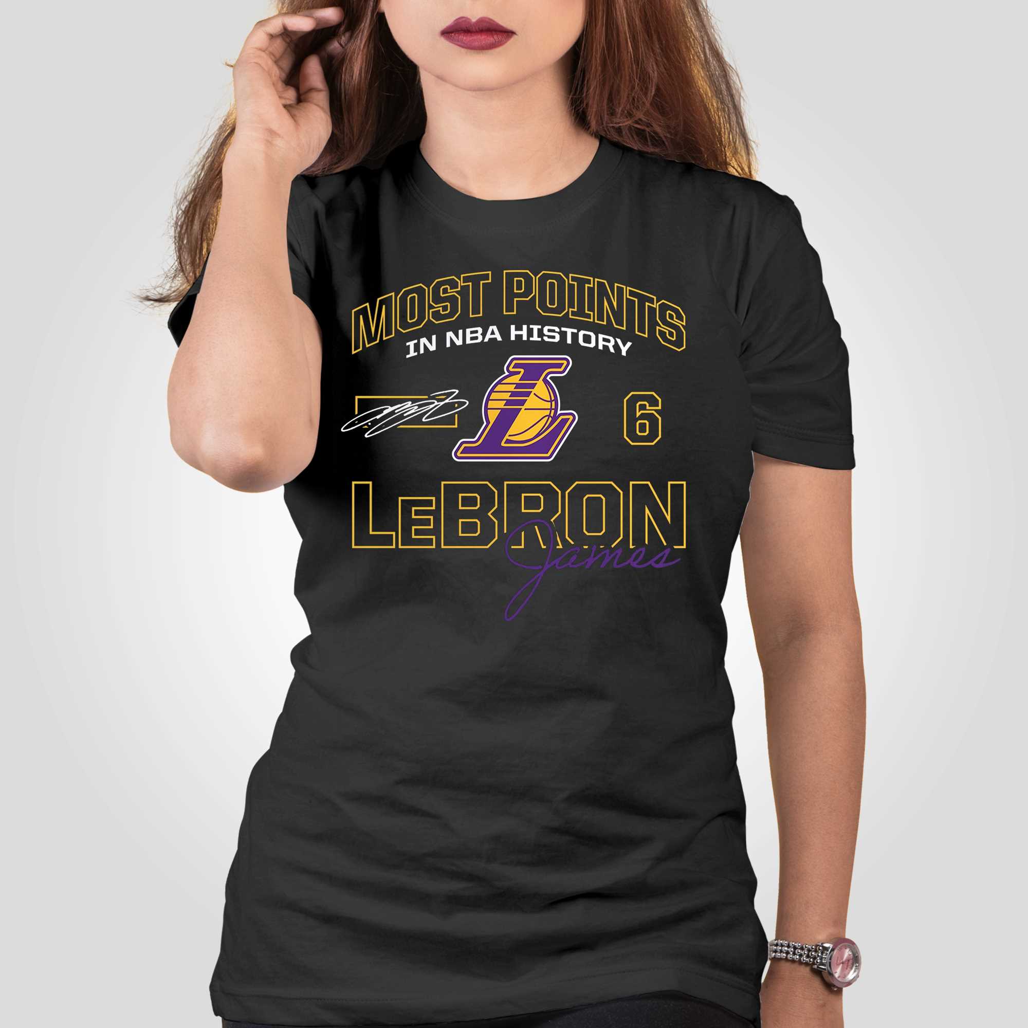 The Evolution of Lebron James NBA Los Angeles Lakers T-Shirt