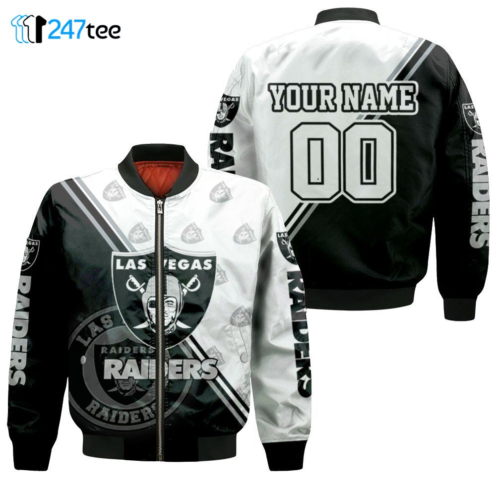 Nfl Las Vegas Raiders For Fans Personalized Bomber Jacket