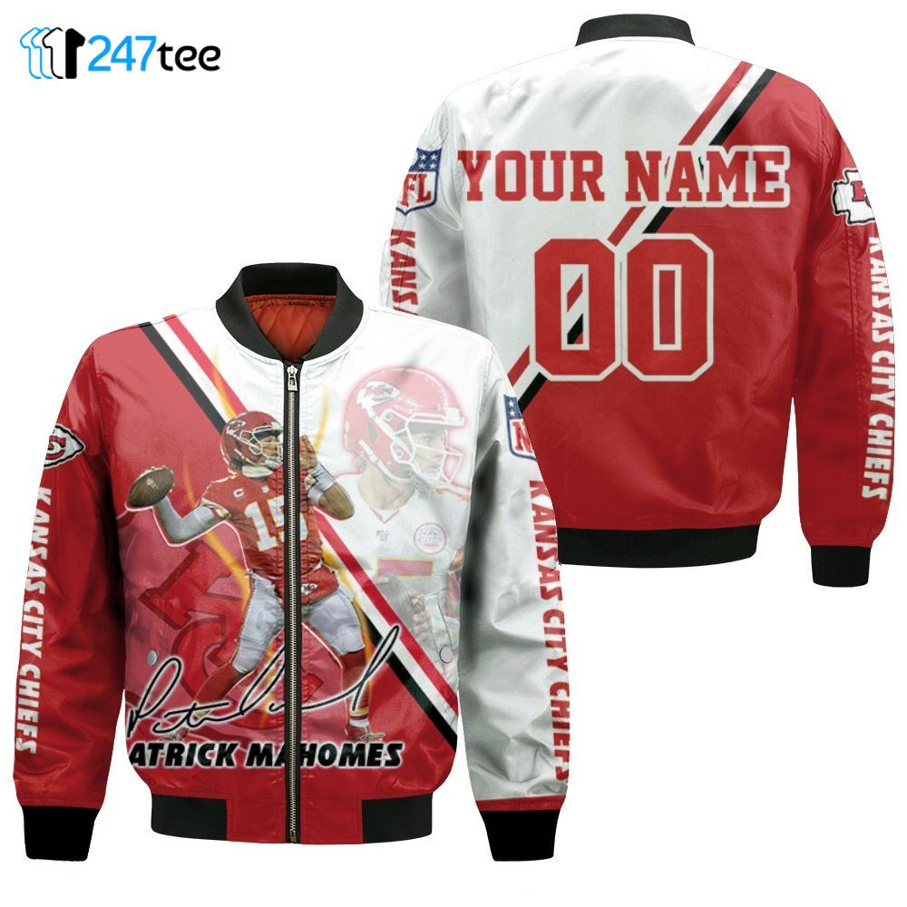 Kansas City Chiefs Red Bomber MA-1 Jacket