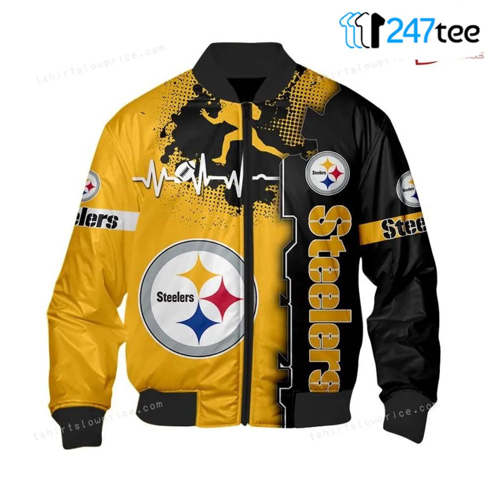 New Design Pittsburgh Steelers Bomber Jacket - T-shirts Low Price