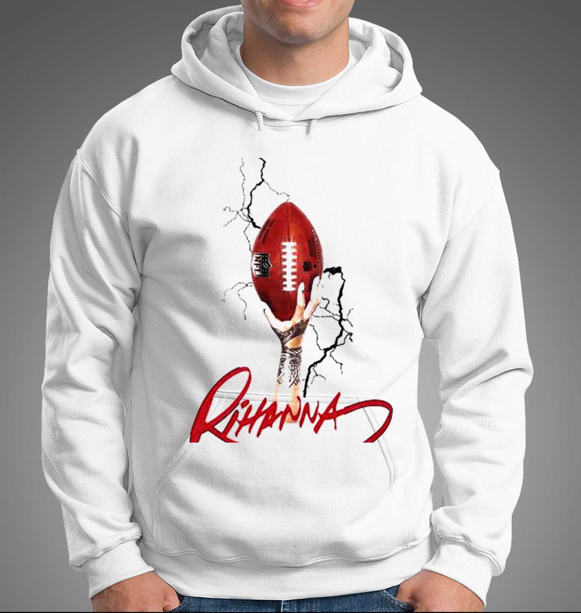 Rihanna Super Bowl 2023 Rihanna Football T-Shirt - Peanutstee