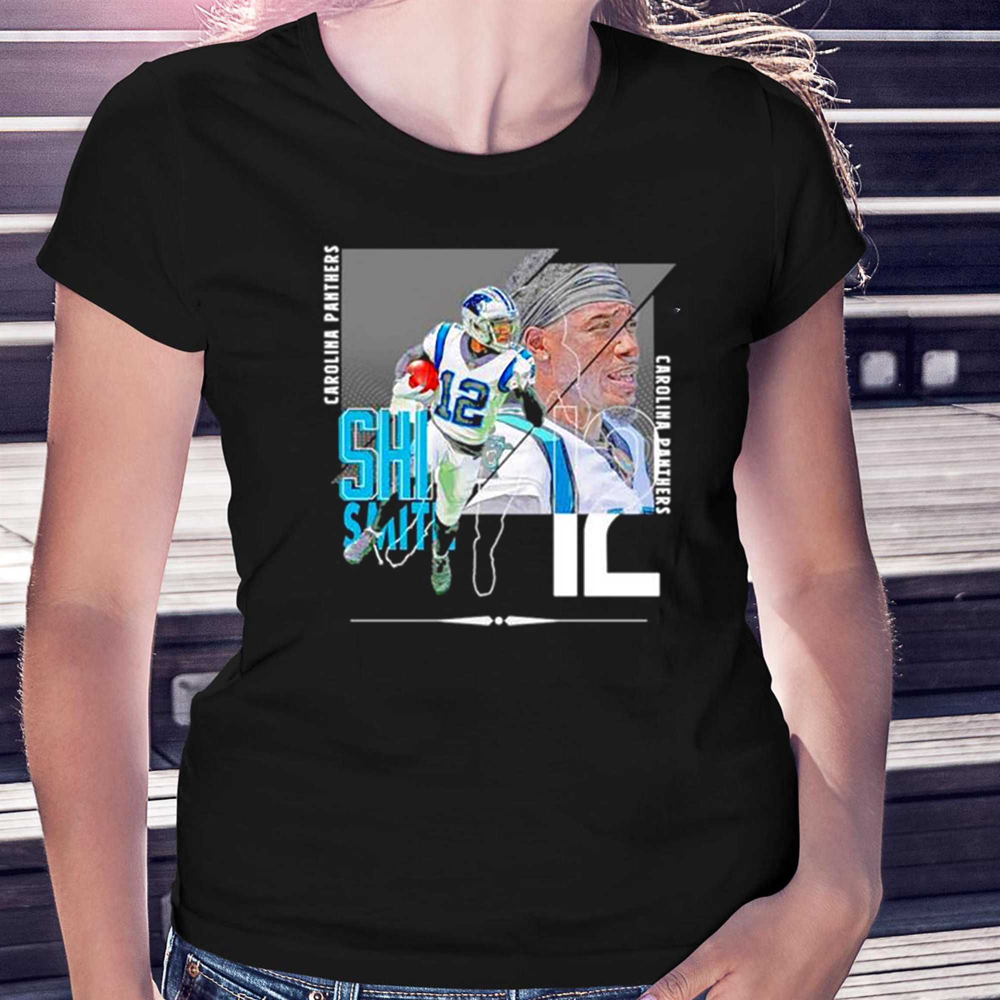 shi Smith Carolina Panthers football poster shirt - Wow Tshirt Store Online