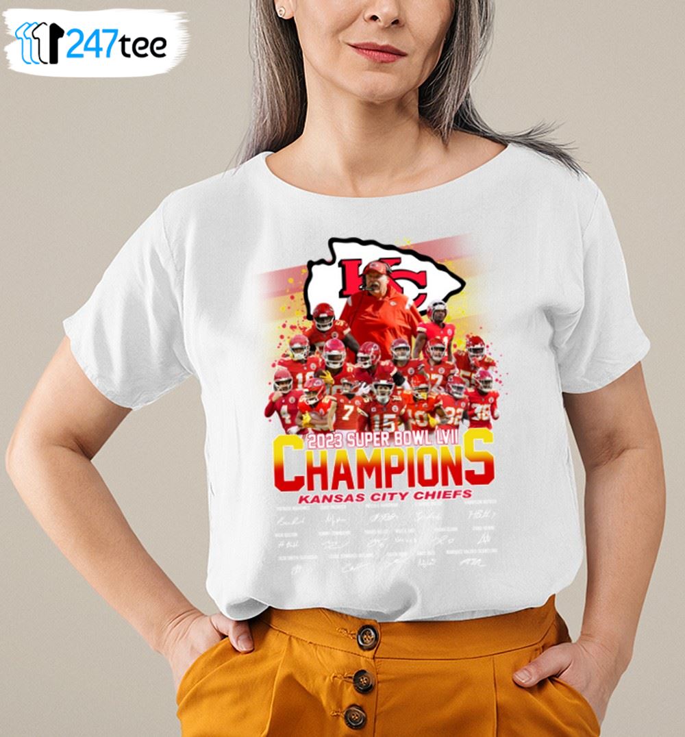 Kansas City Super Bowl Champions 2023 v2 - Kansas City Chiefs - T-Shirt