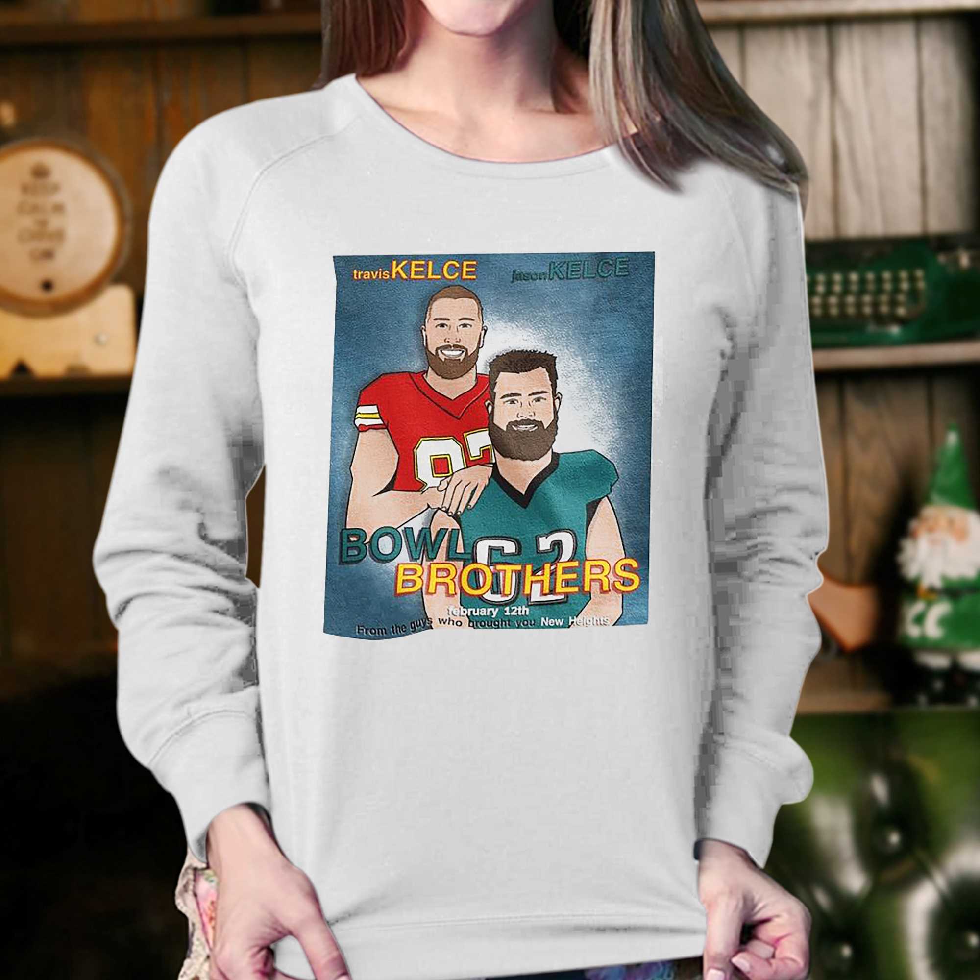 Travis Kelce Vs Jason Kelce 2023 Bowl Brothers Shirt - 247teeshirt