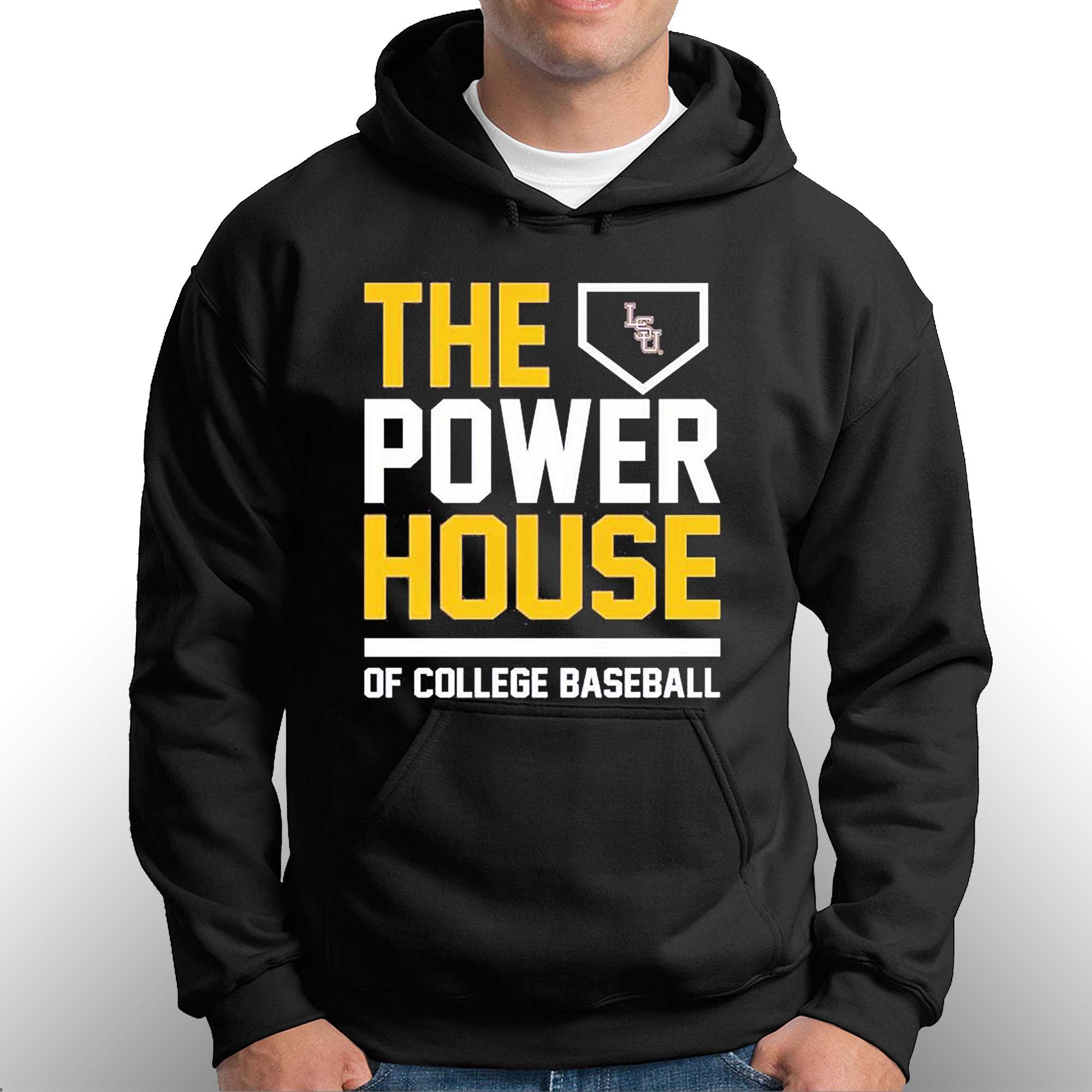 LSU Tigers the power house of college baseball shirt, hoodie