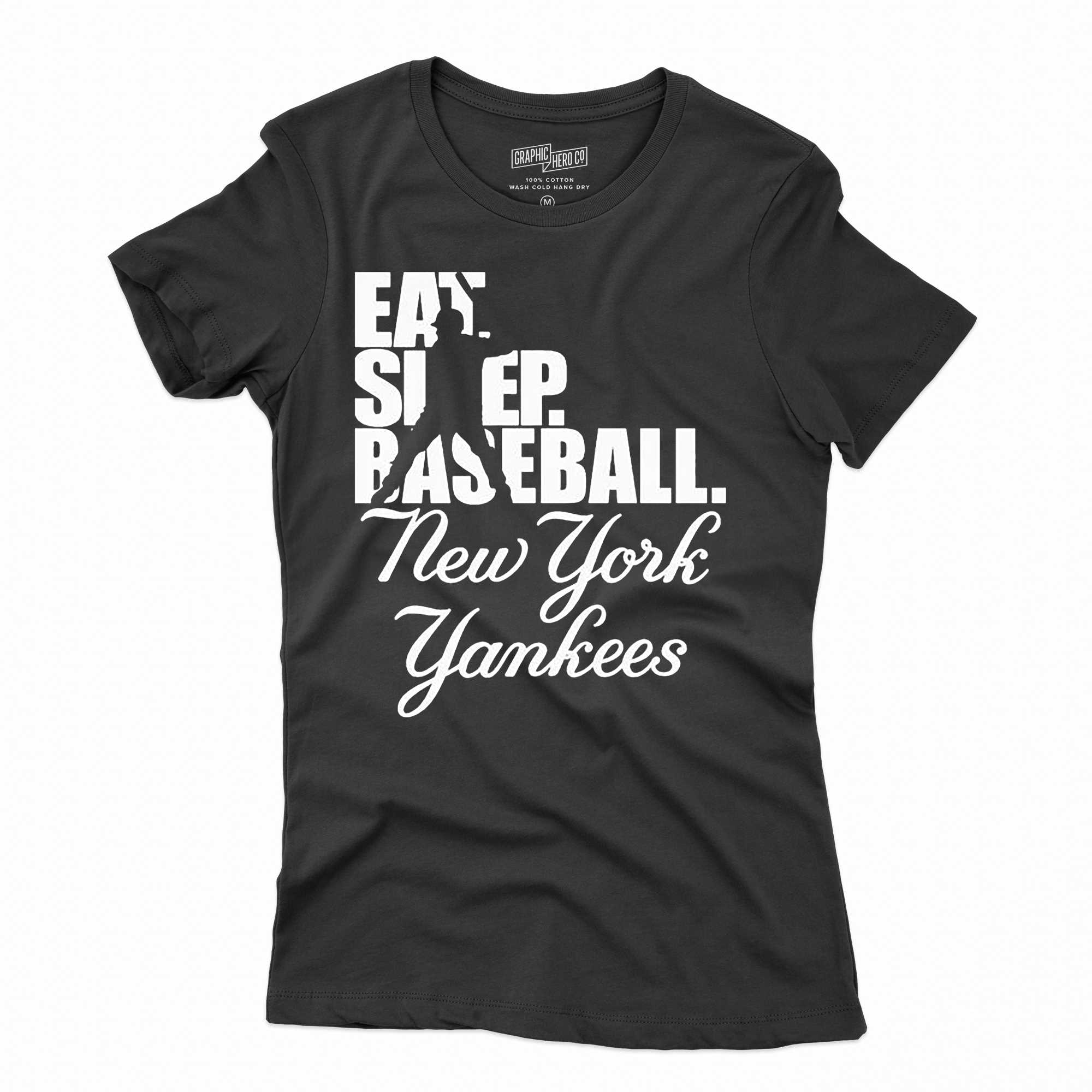 Minimalist New York Baseball Tshirt Simple Yankees Crewneck 