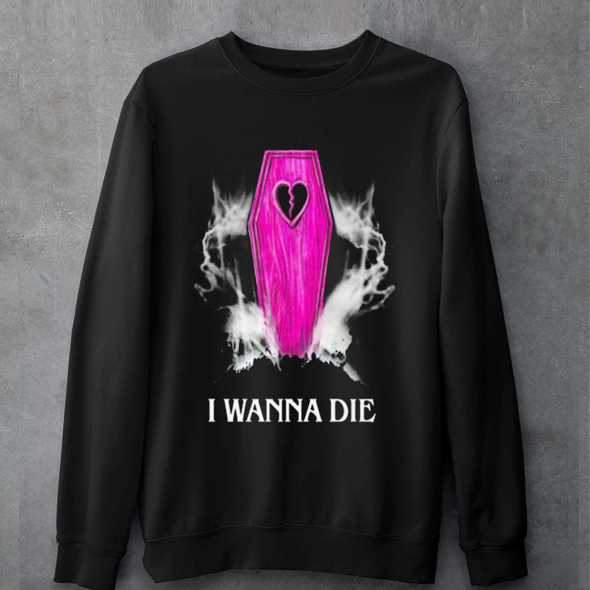 Nessa Barrett Mesh I Wanna Die T-shirt