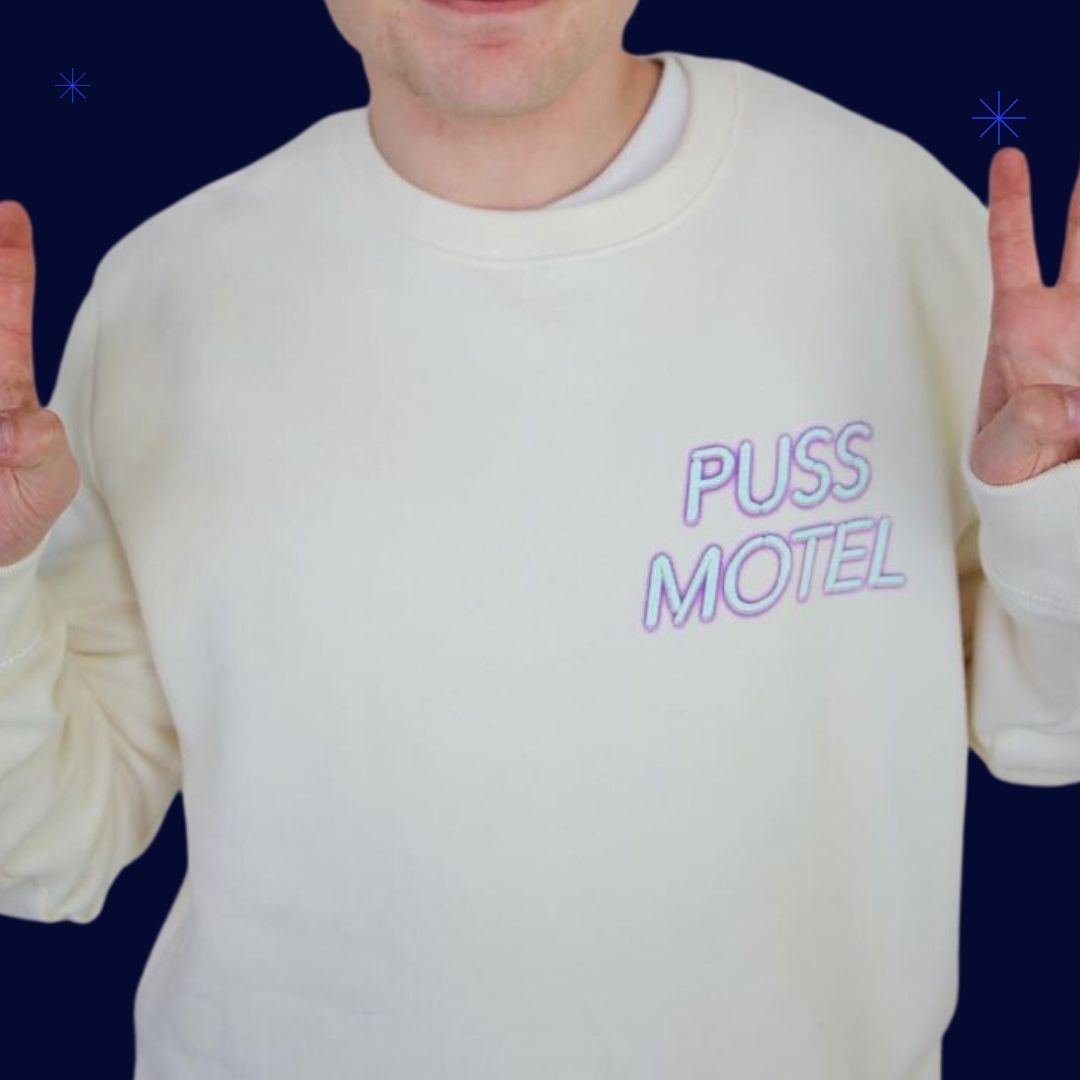 Puss Motel sweatshirt 3