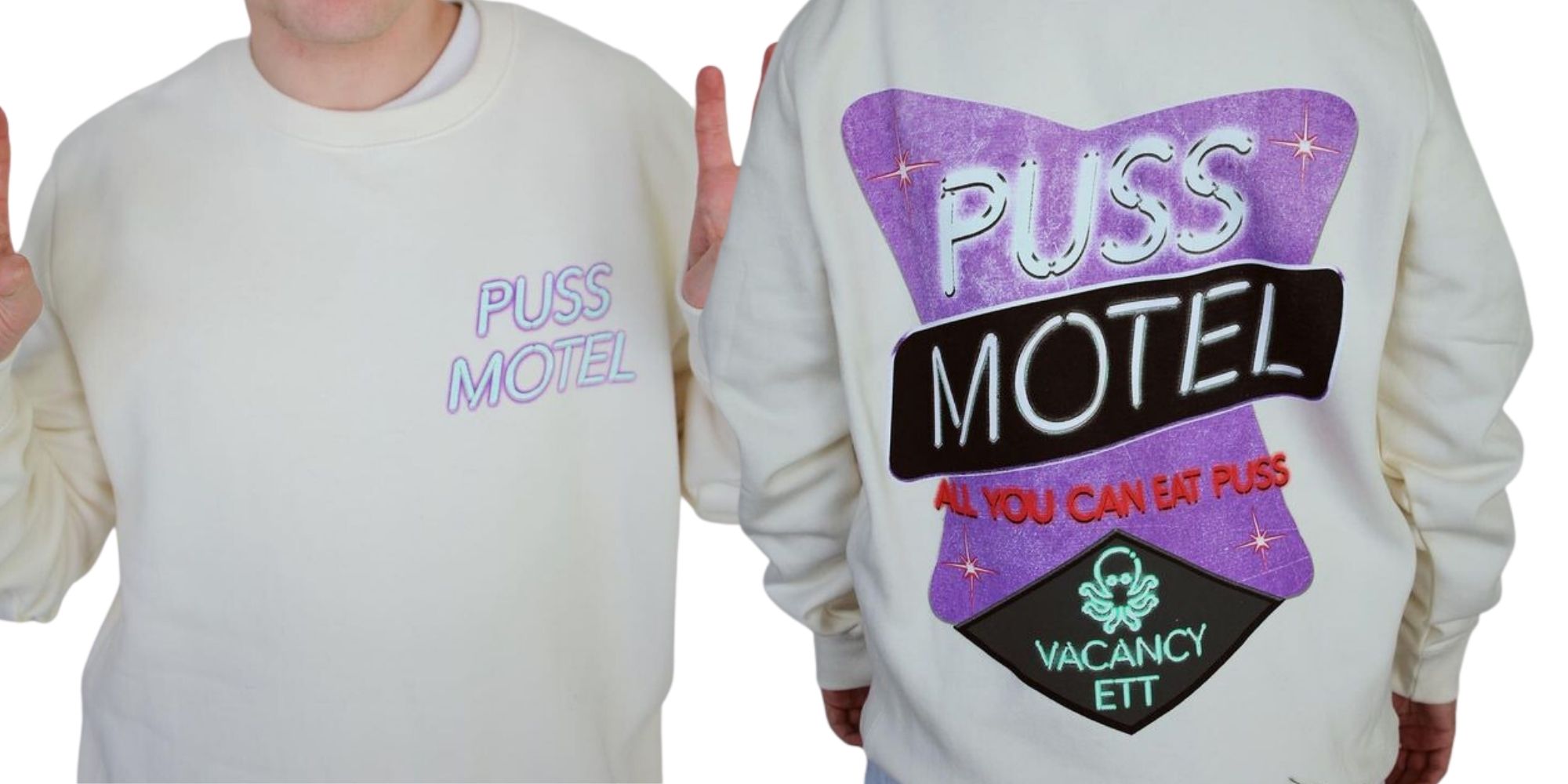 Puss Motel sweatshirt 2