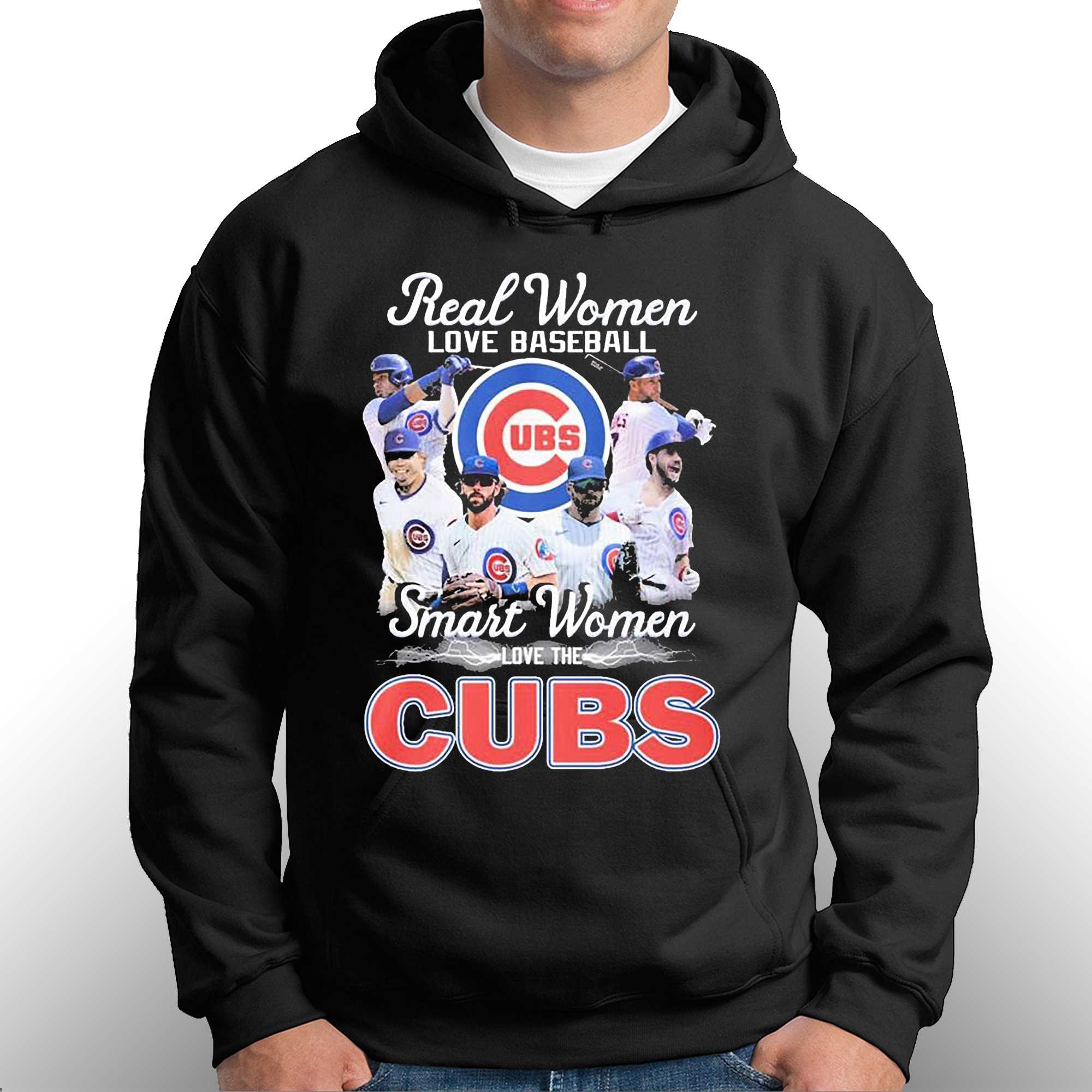 Real Women Love Baseball Smart Women Love The Chicago Cubs 2023 Shirt