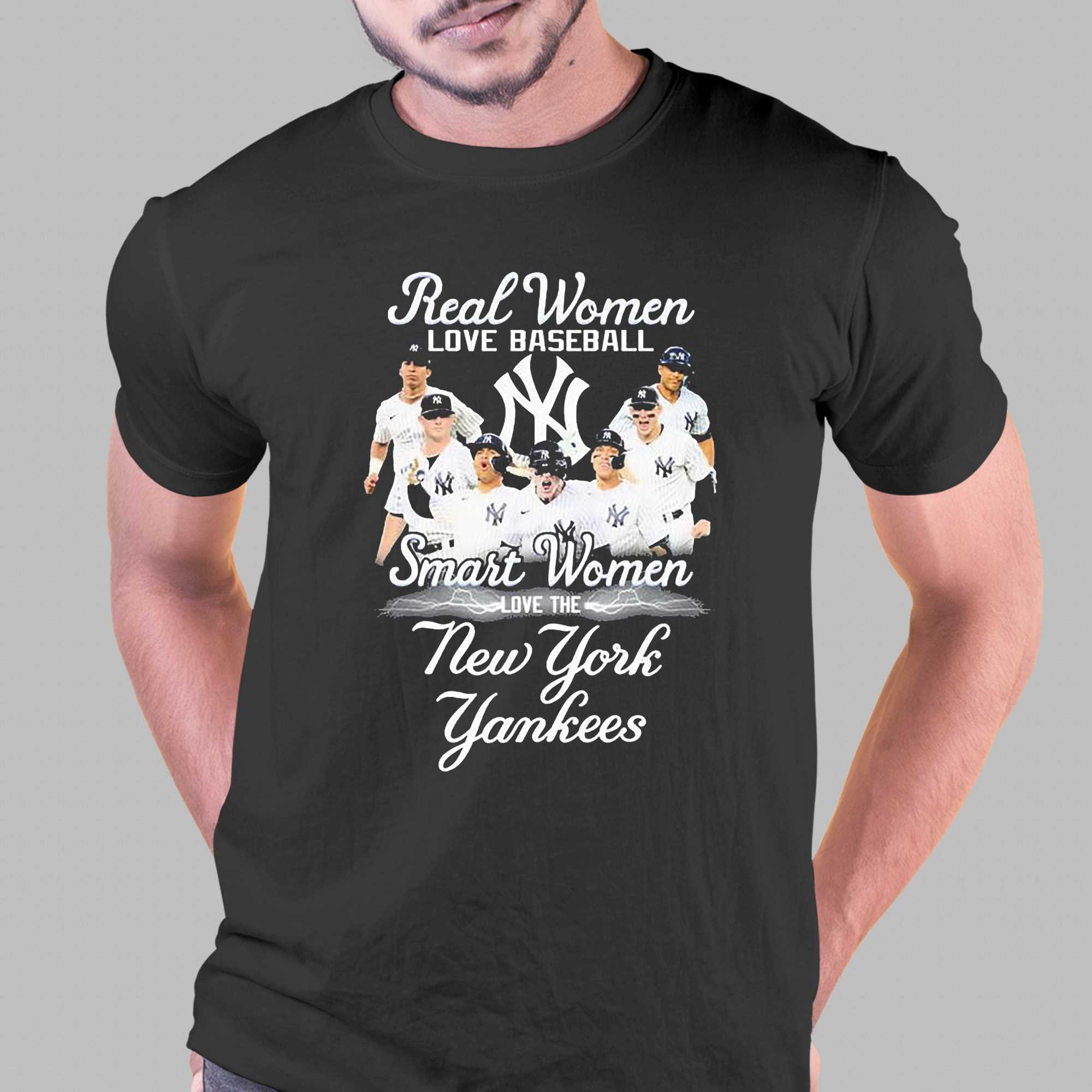 Minimalist New York Baseball Tshirt Simple Yankees Crewneck 