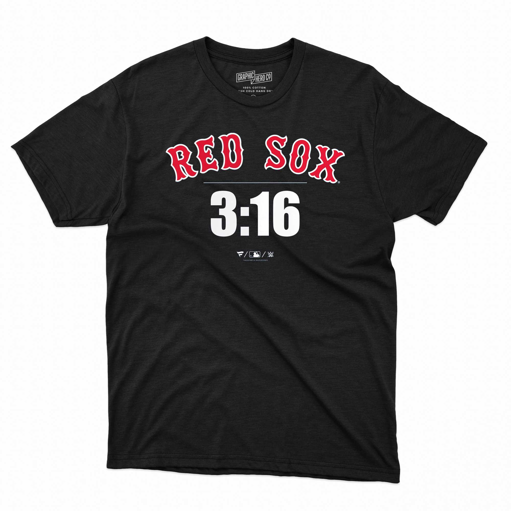 Stone Cold Steve Austin Boston Red Sox Fanatics Branded 3:16 T-shirt