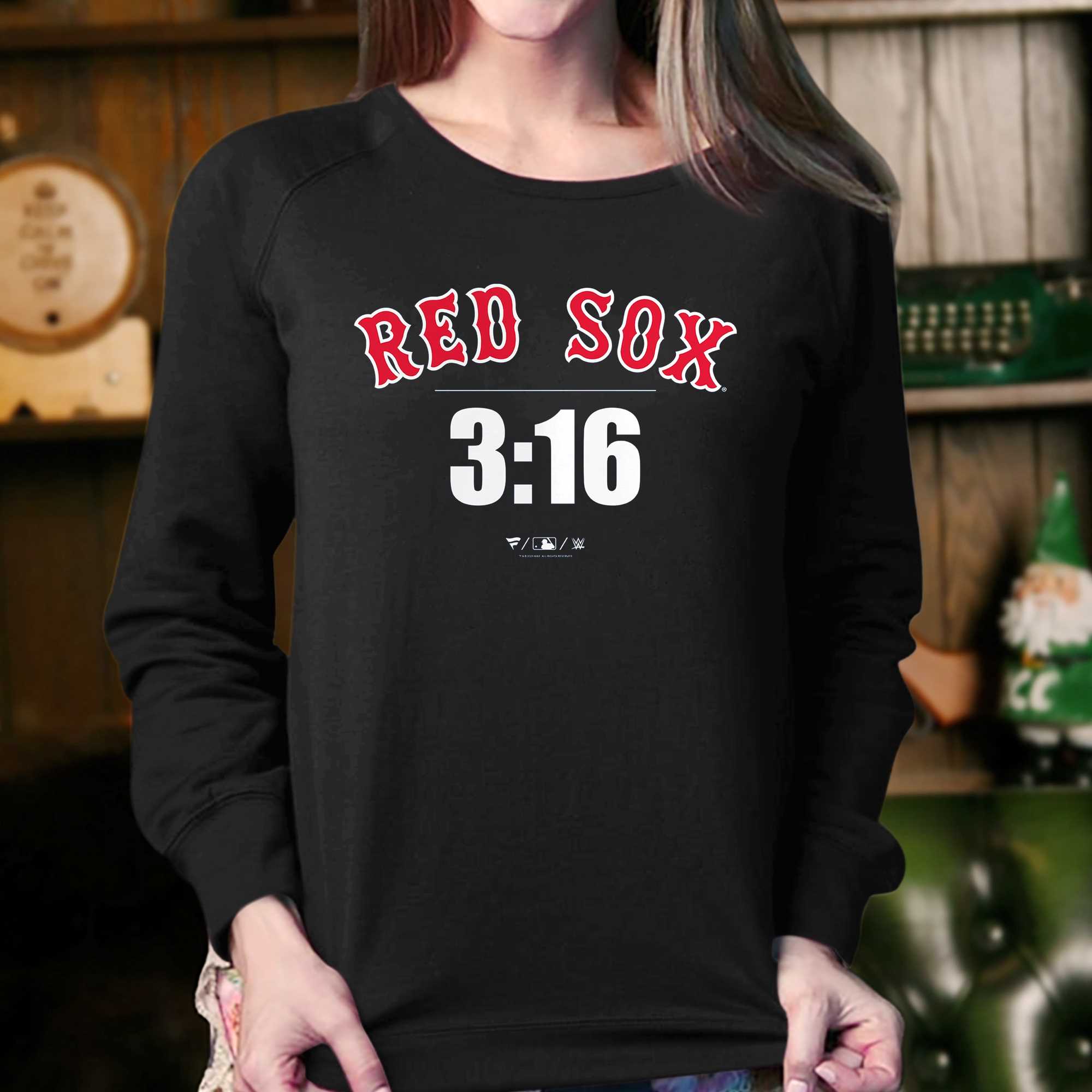 Stone Cold Steve Austin Boston Red Sox Fanatics Branded 3:16 T-shirt