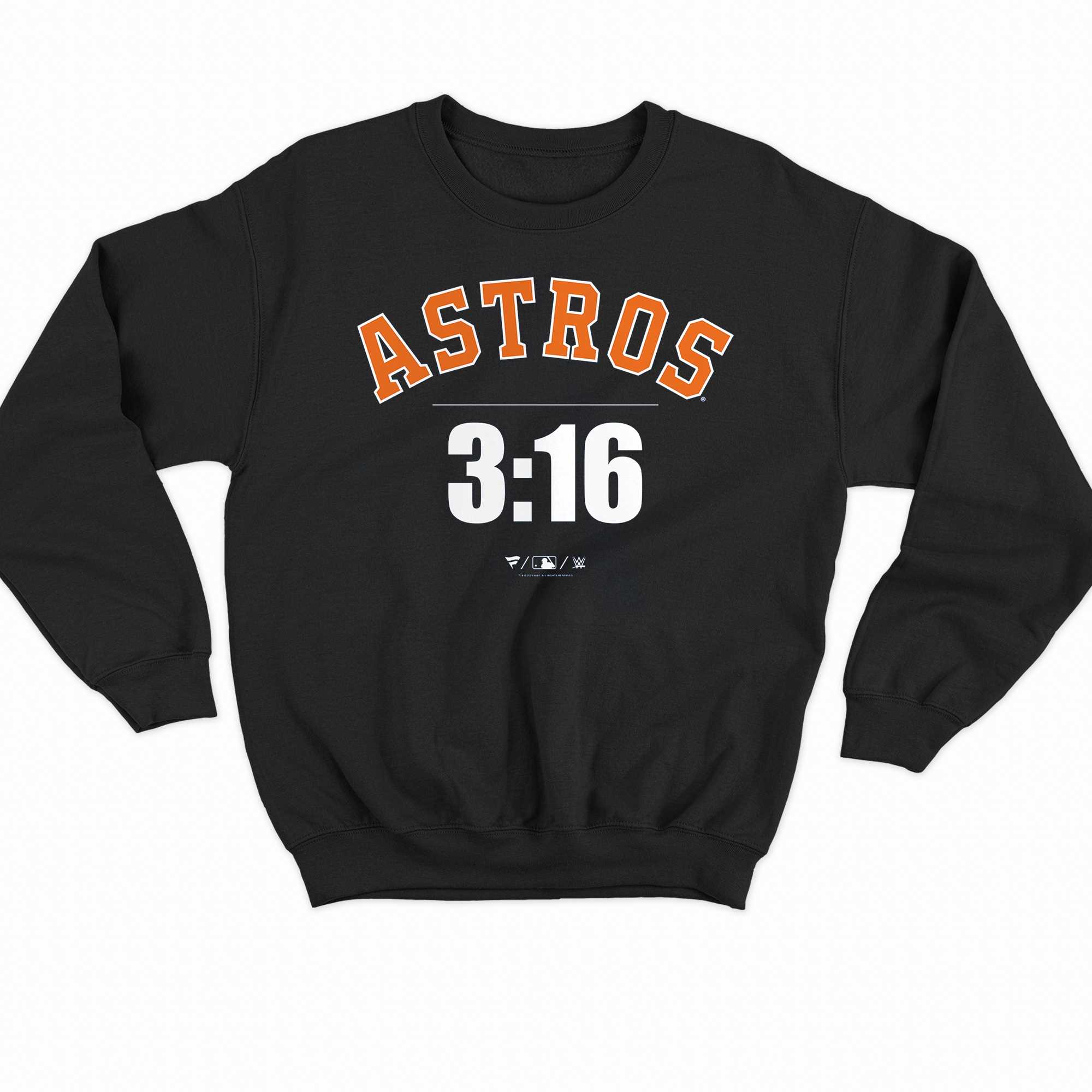 Men's Fanatics Branded Stone Cold Steve Austin Navy Houston Astros 3:16 T- Shirt