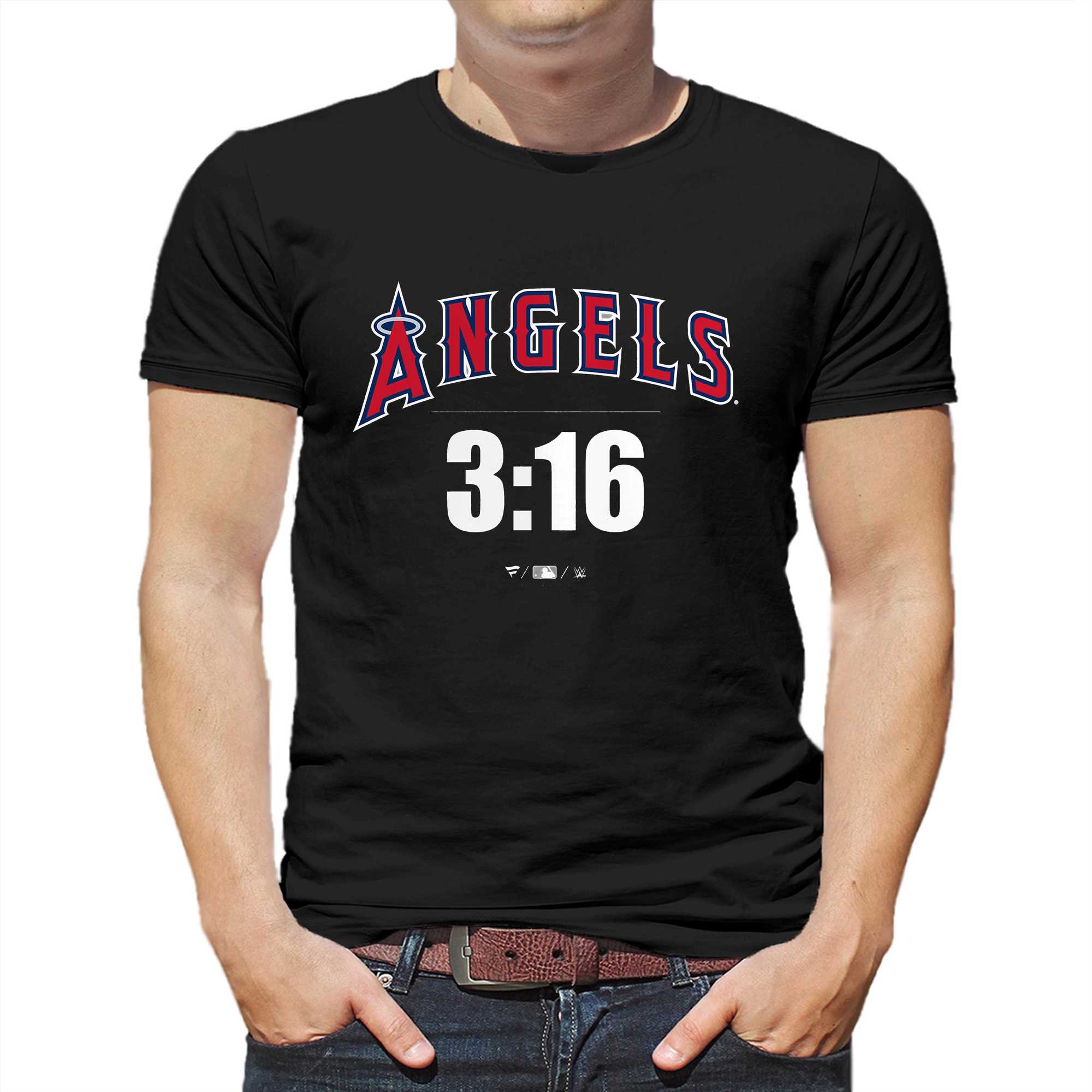 316 Stone Cold Steve Austin Los Angeles Angels Shirt - High-Quality Printed  Brand