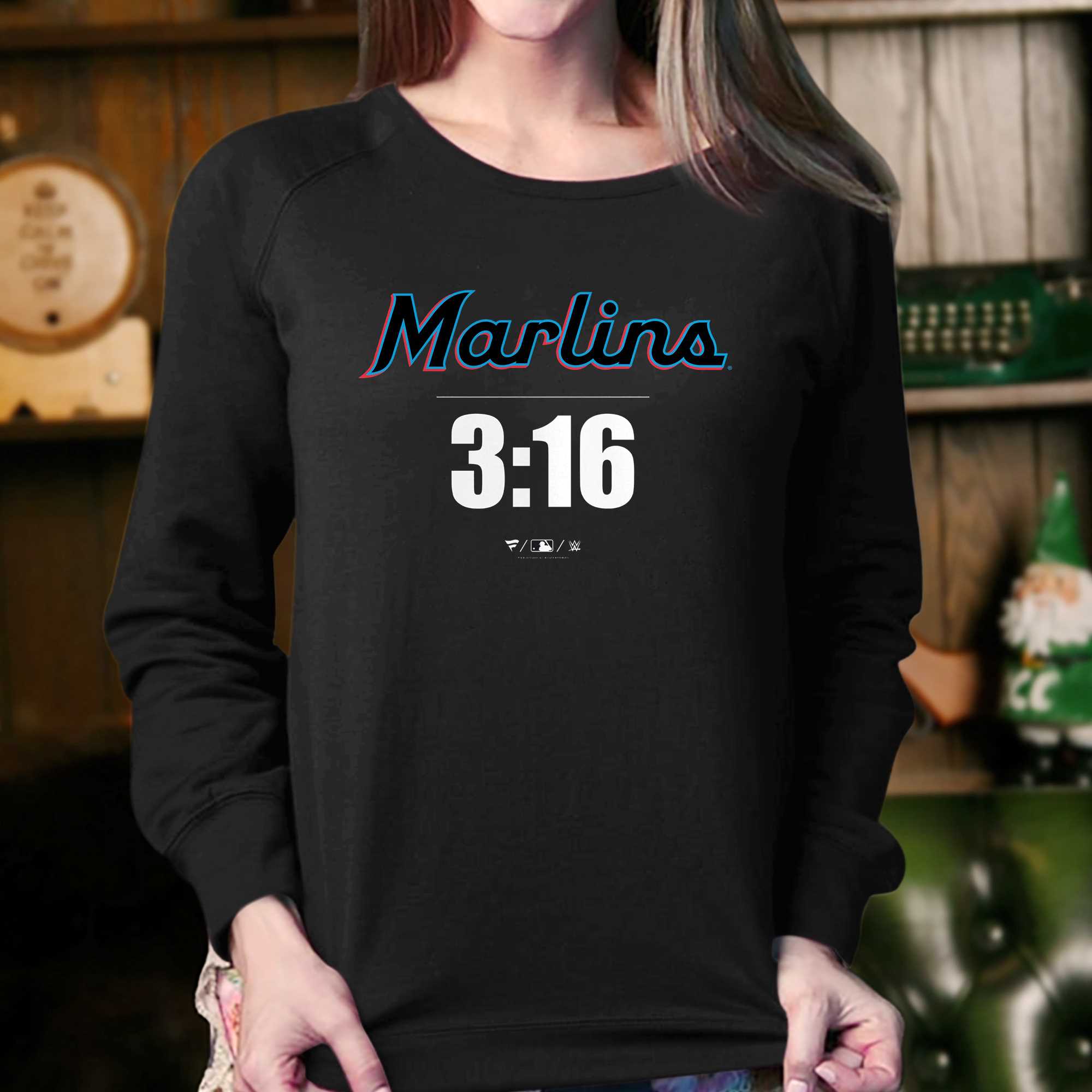 Men's Miami Marlins Fanatics Branded Black Personalized Winning