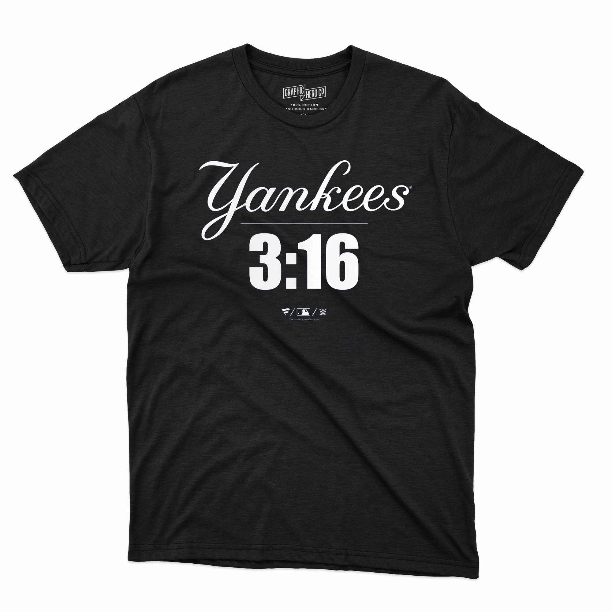 Stone Cold Steve Austin New York Yankees Fanatics Branded 3:16 T-shirt -  Shibtee Clothing