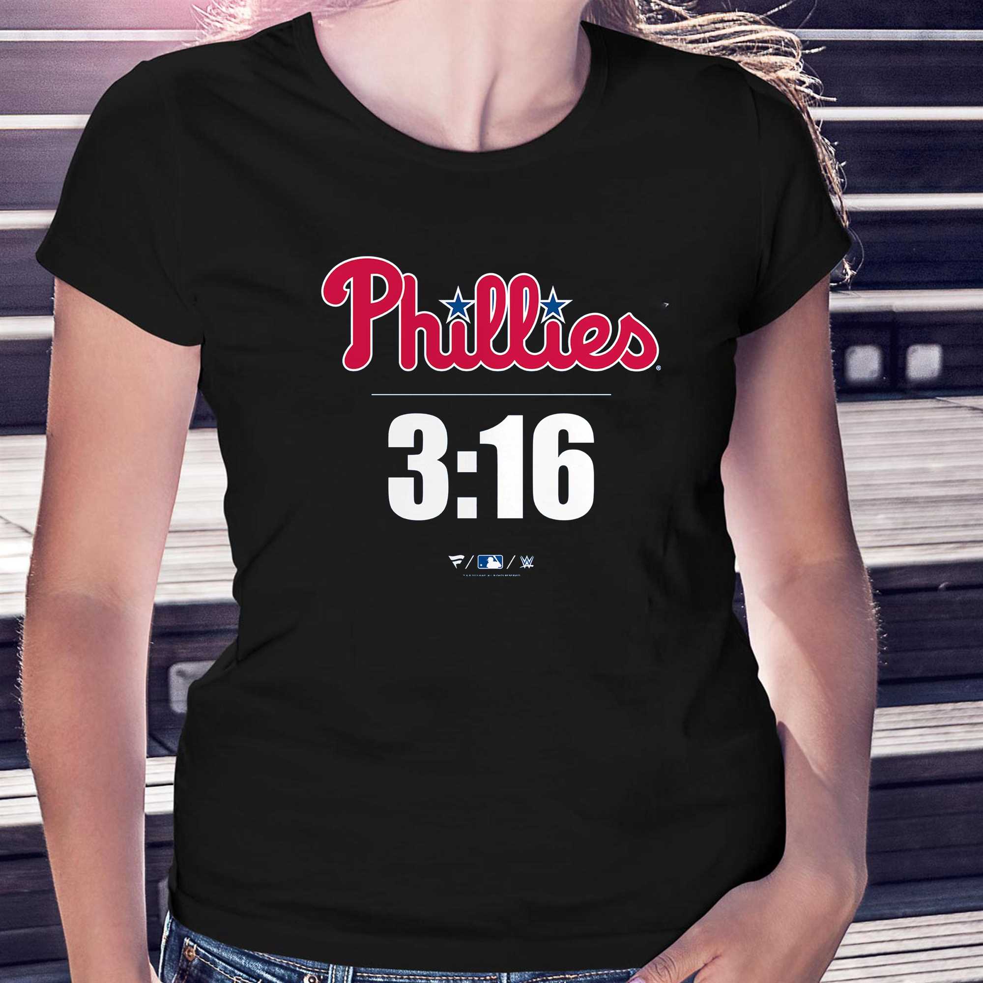 Stone Cold Steve Austin x Philadelphia Phillies 3 16 Unisex T