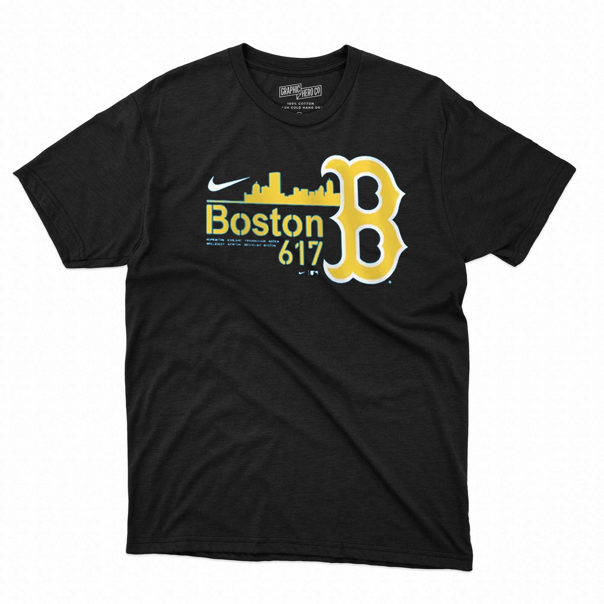 Men's Boston Red Sox Nike Heathered Gray Team T-Shirt
