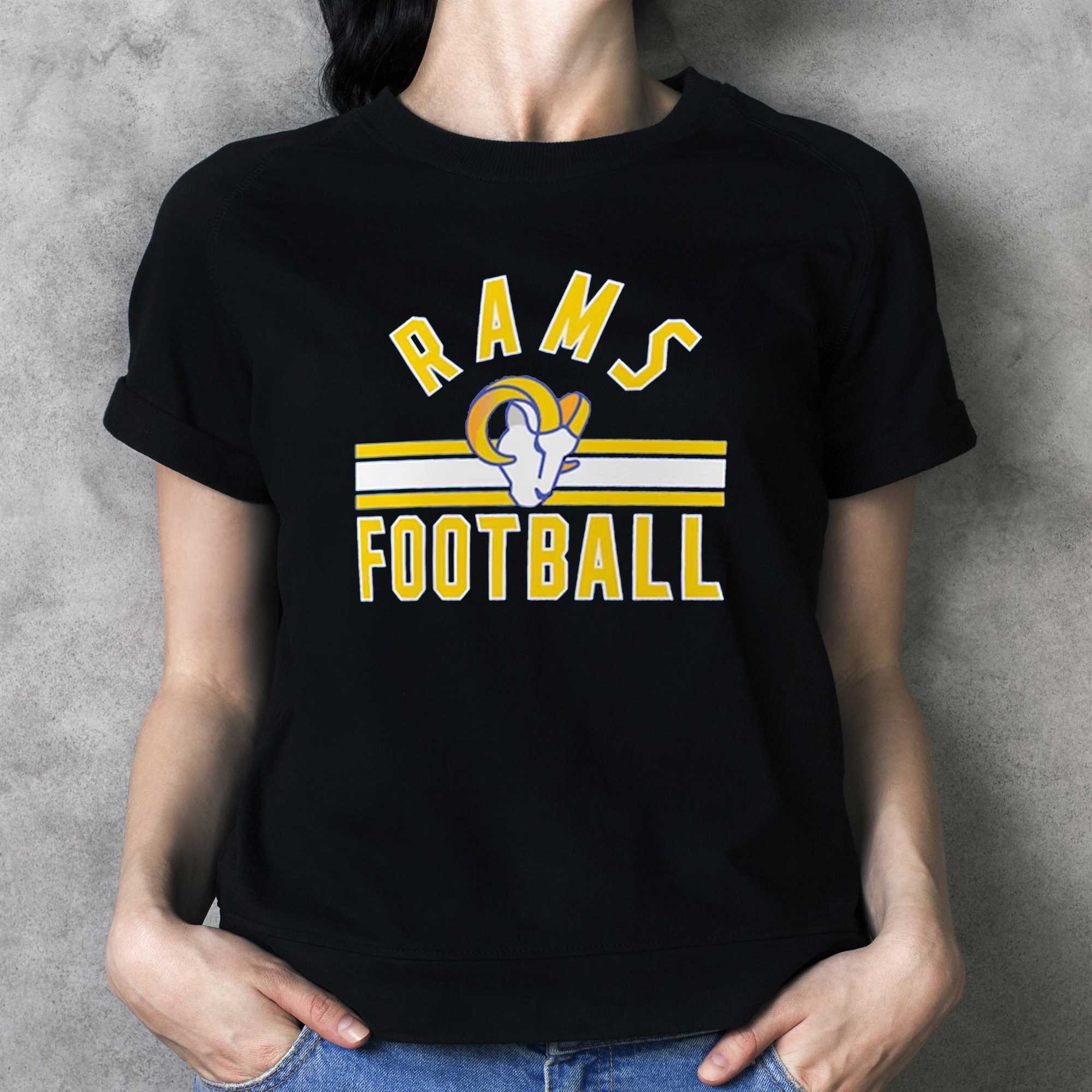 Los Angeles Rams Standard Arch Stripe T-shirt - Shibtee Clothing