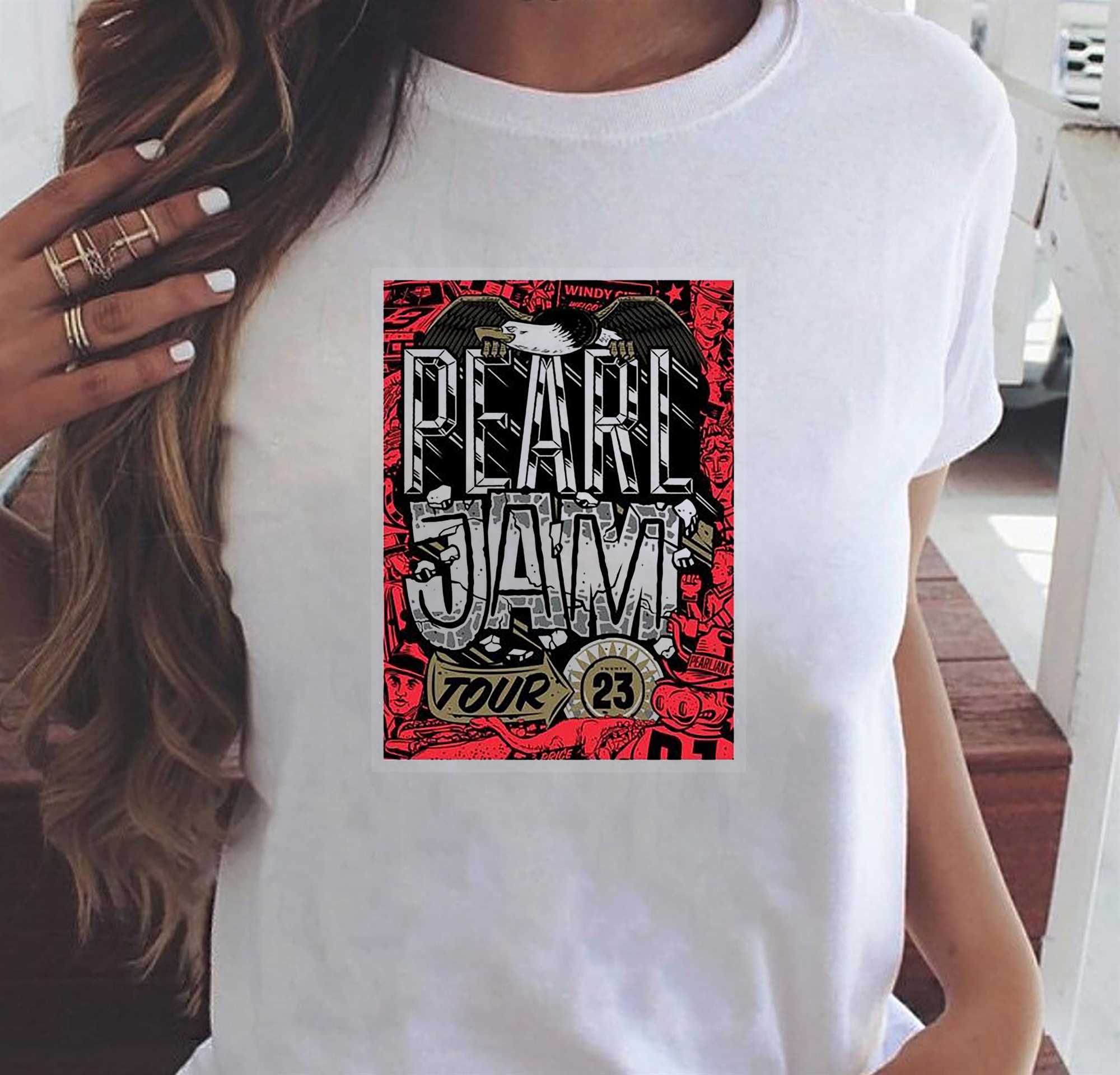 pearl jam 2023 tour tshirt