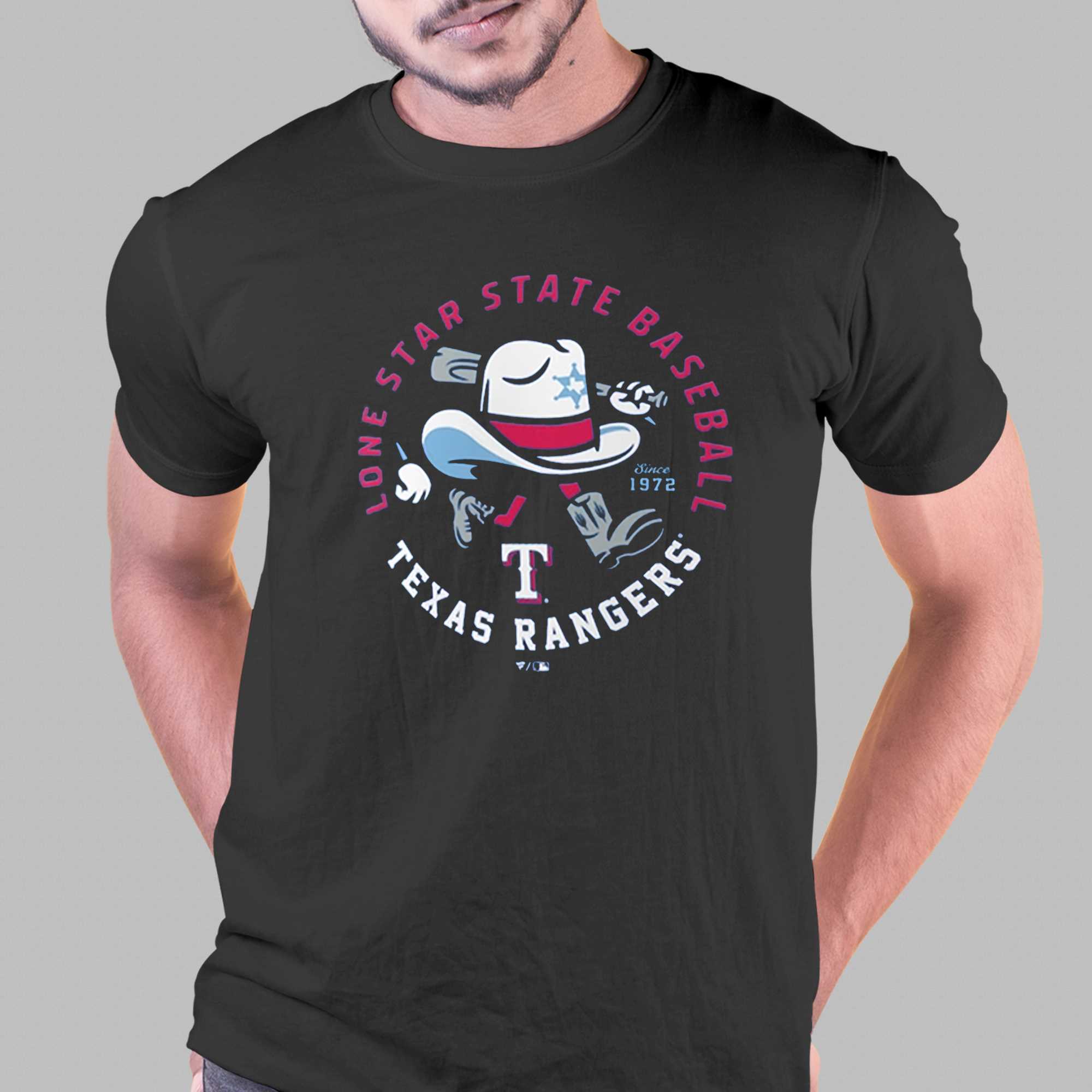 Texas Rangers Fanatics Branded Women's City Pride V-Neck T-Shirt - White