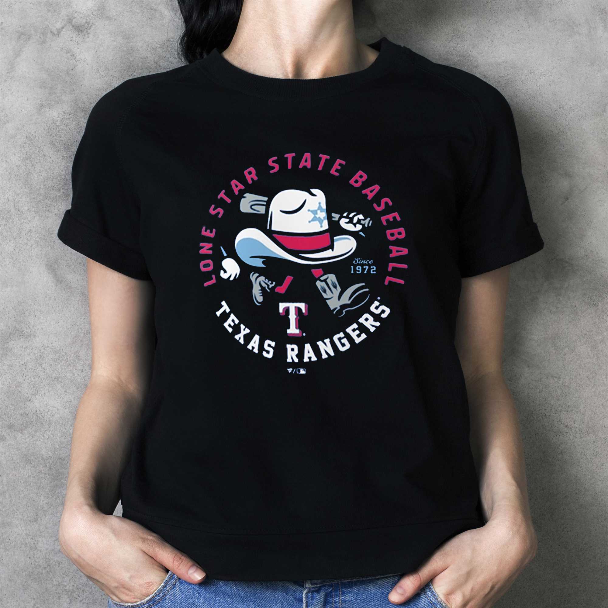 Youth Royal Texas Rangers Tie-Dye T-Shirt