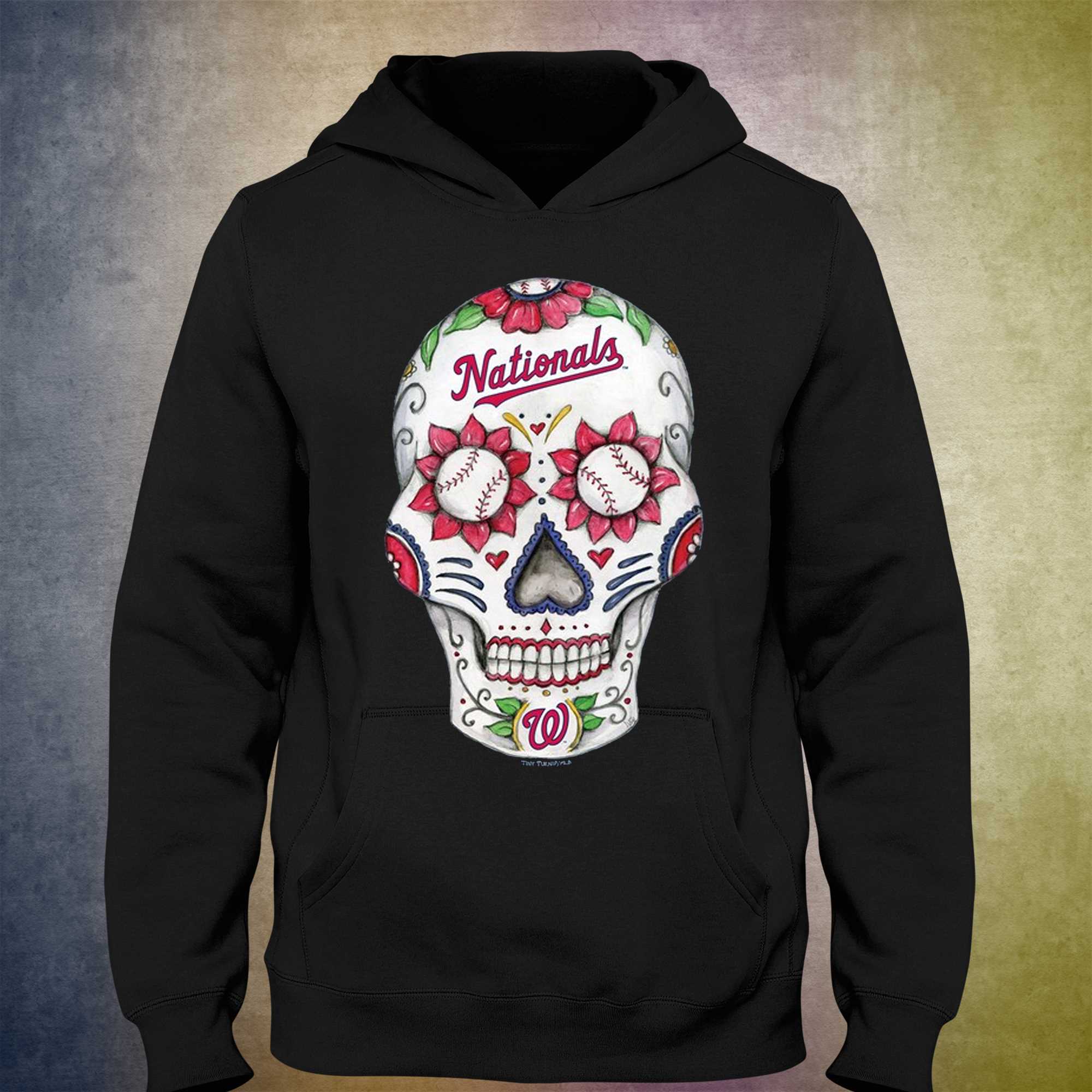 Washington Nationals Tiny Turnip Sugar Skull T-shirt