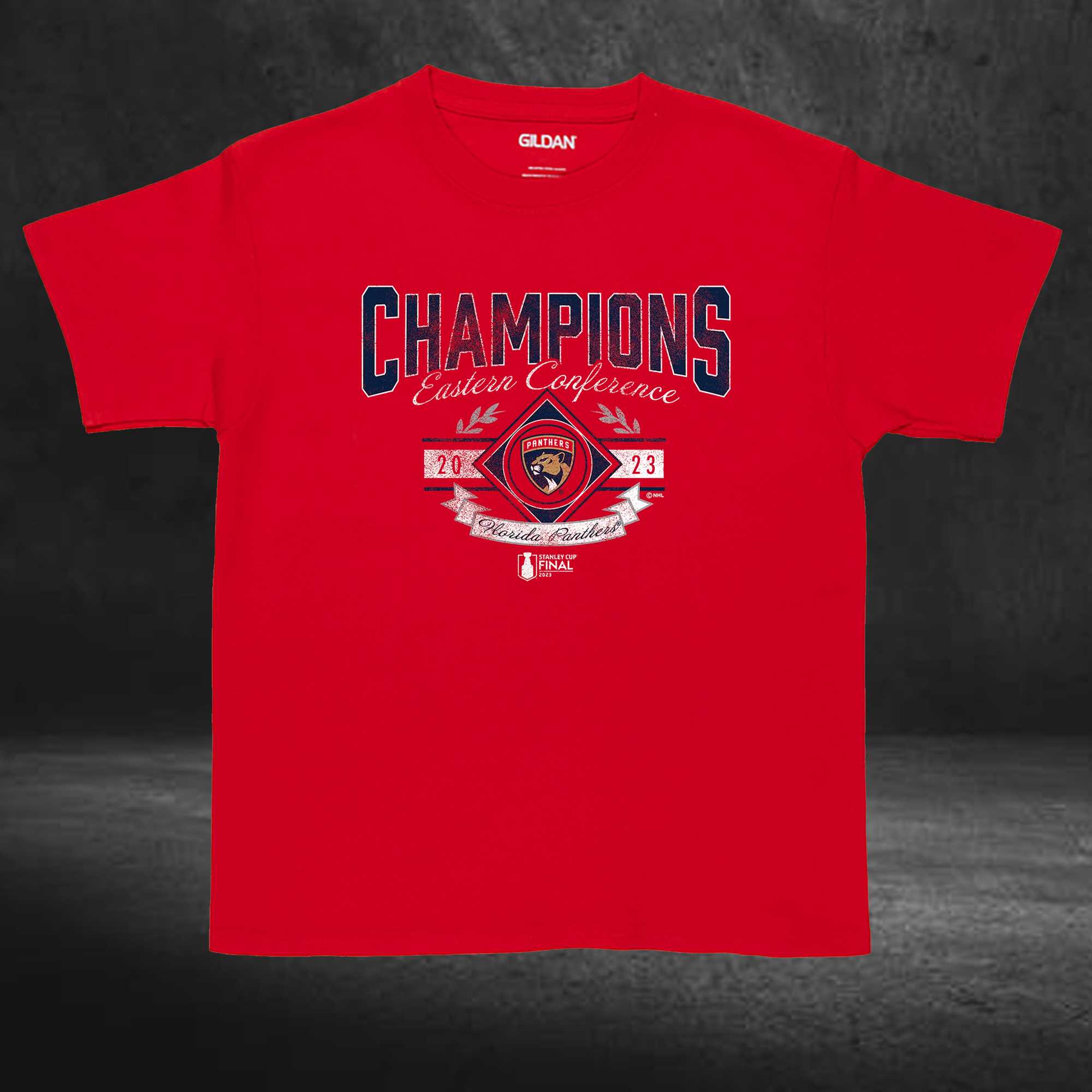 Florida Panthers Fanatics Branded 2023 Eastern Conference Champions Icing  T-shirt