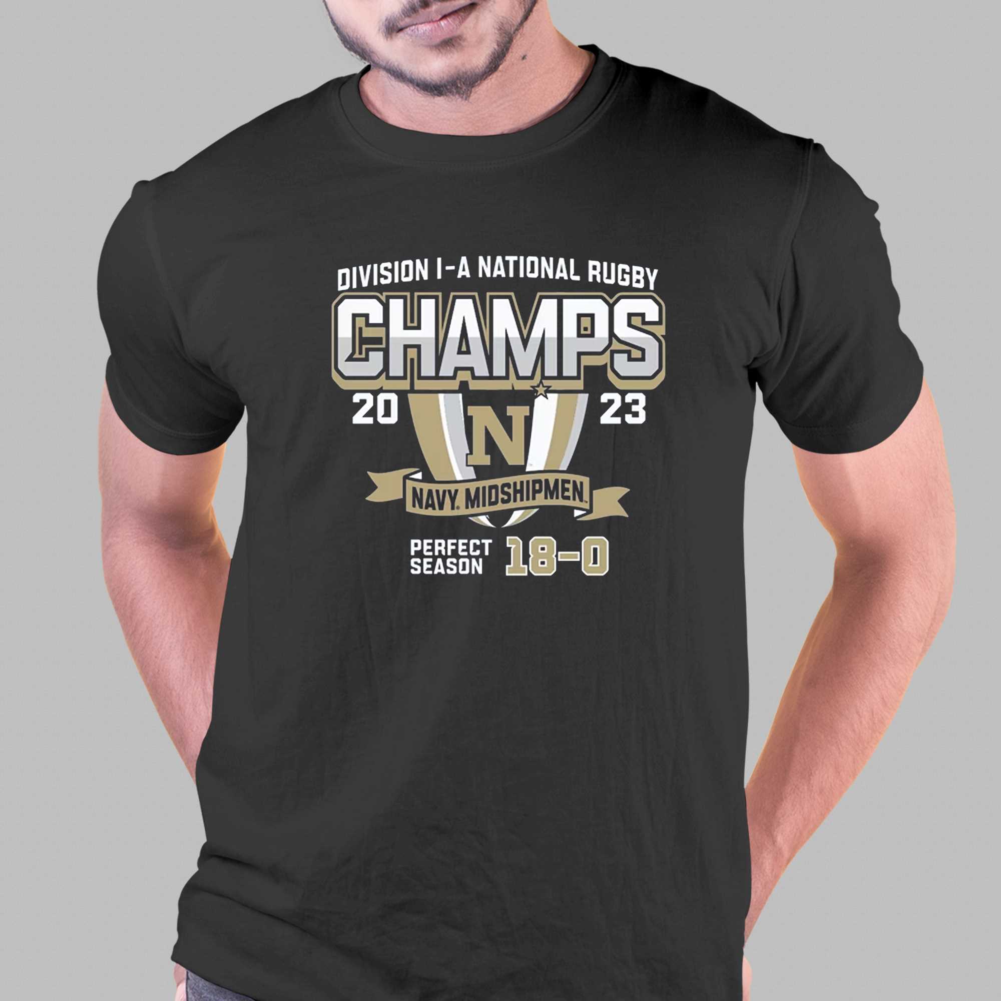 Navy Midshipmen 2023 Ncaa Men's Rugby National Champions T-shirt