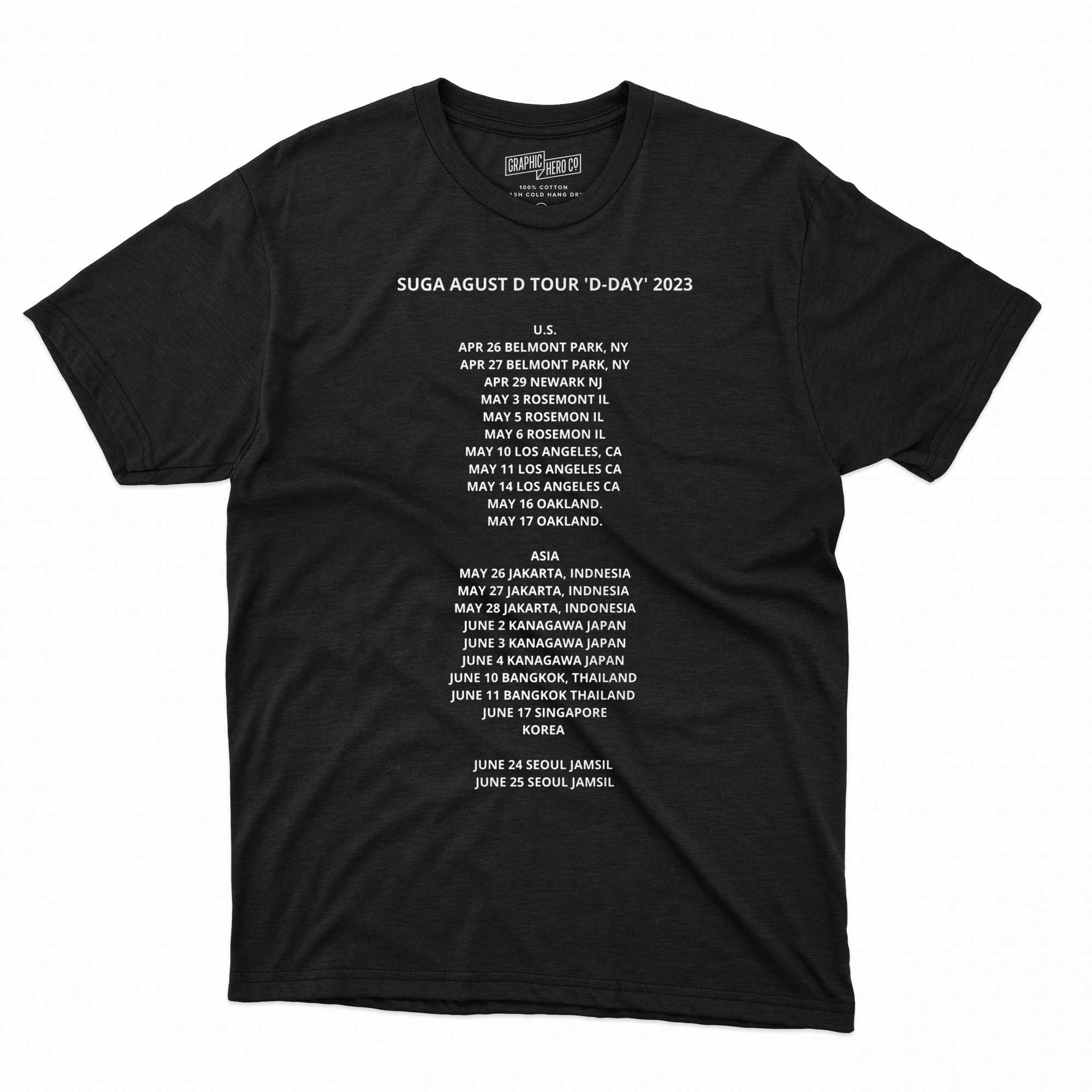 Suga Agust D Tour 'd-day' 2023 T-shirt