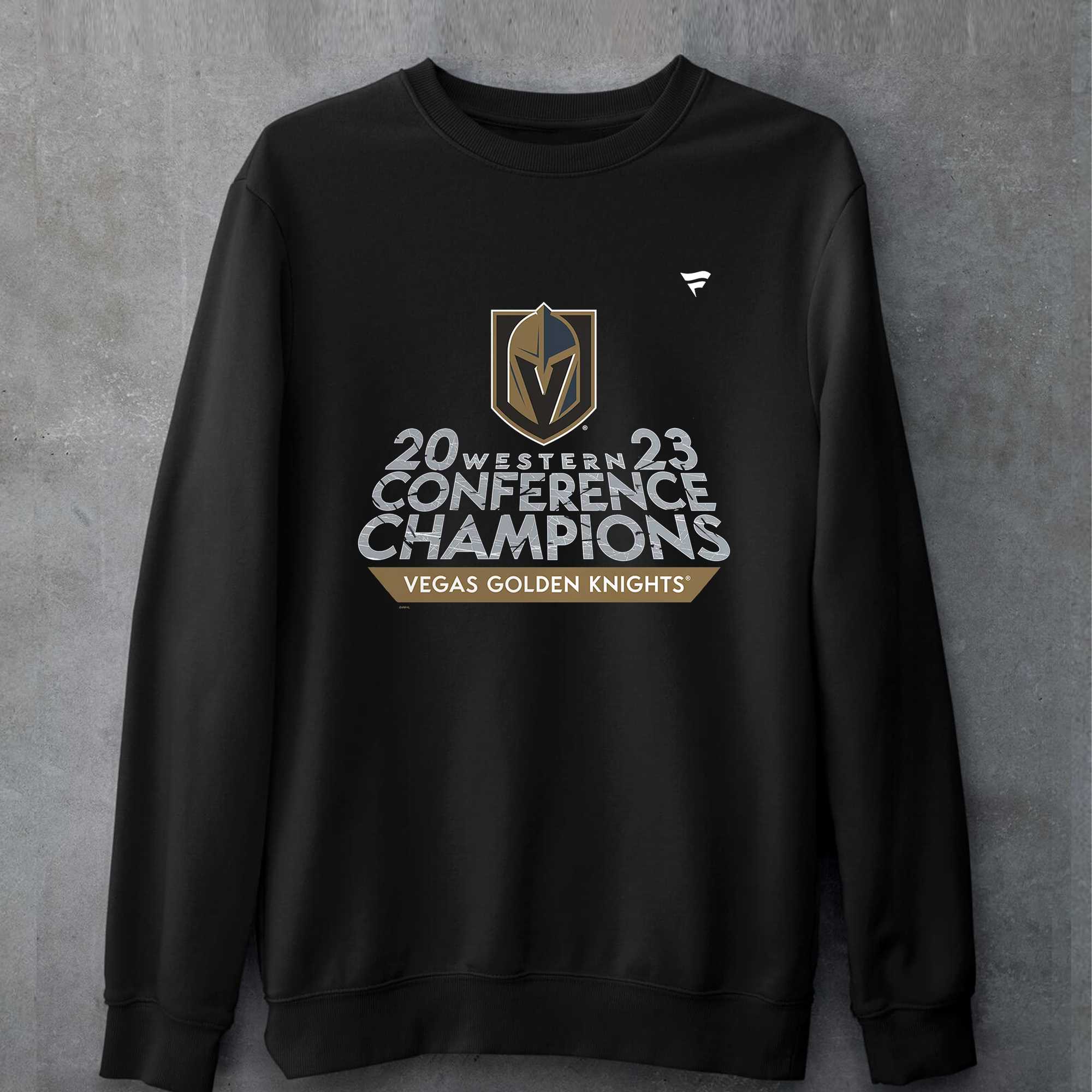 Vegas Golden Knights 2023 Western Conference Champions Locker Room T Shirt 