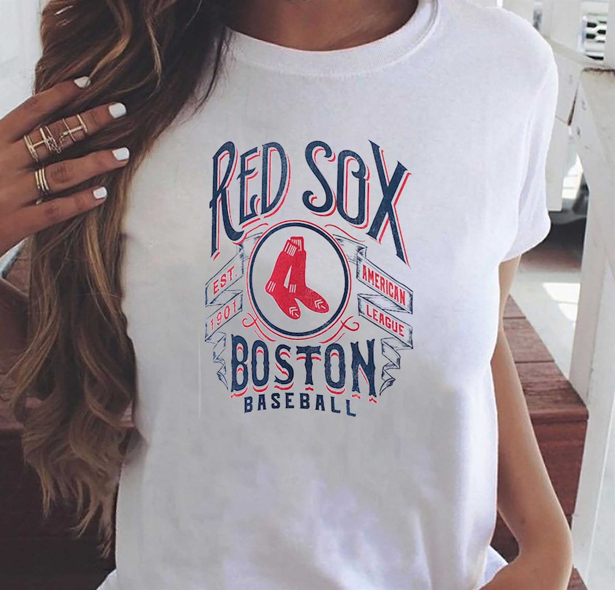 Boston Red Sox Darius Rucker Collection By Fanatics Distressed Rock T-shirt
