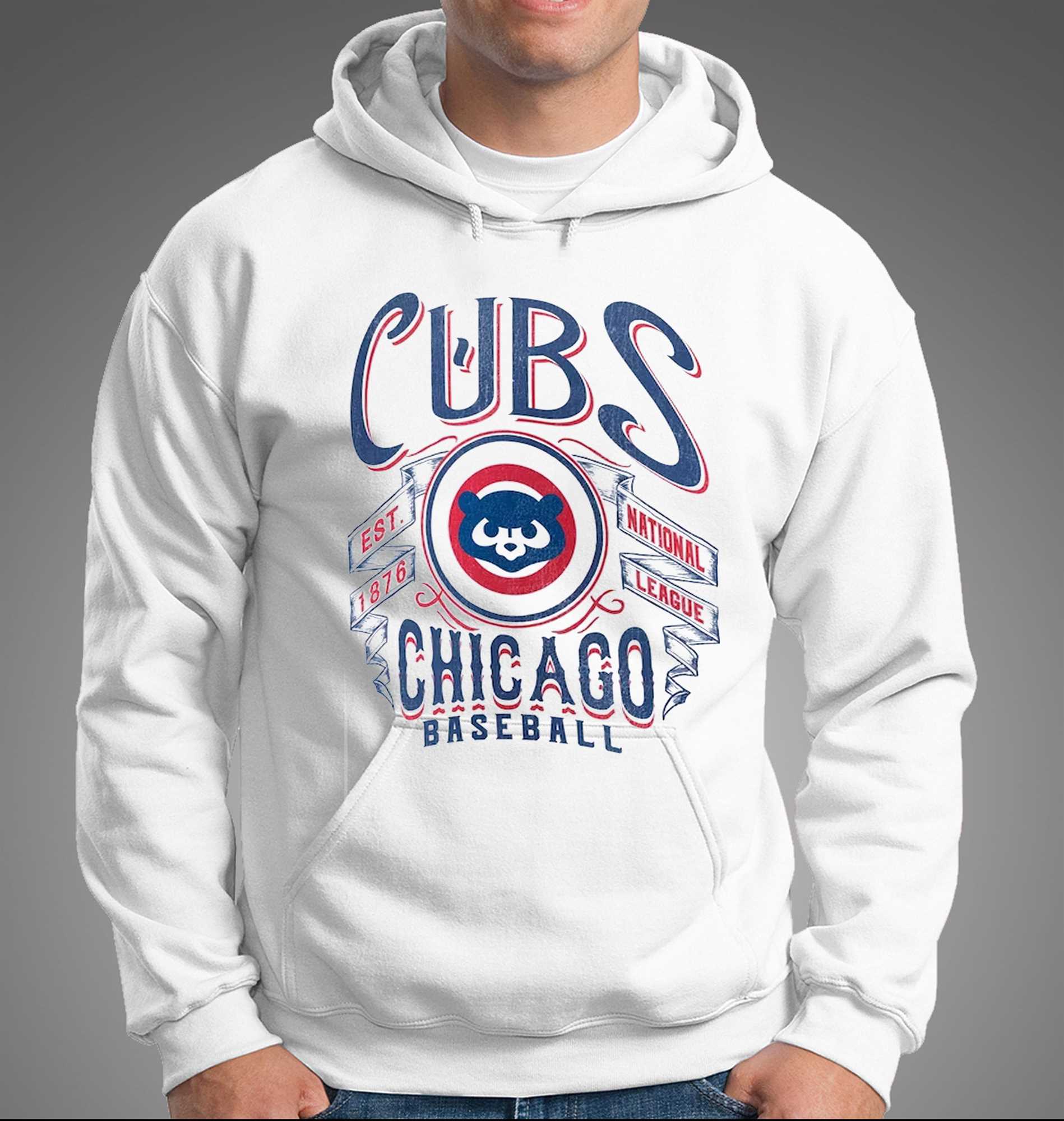 Vintage Chicago Cub Crewneck Sweatshirt / T-shirt Cubs EST 