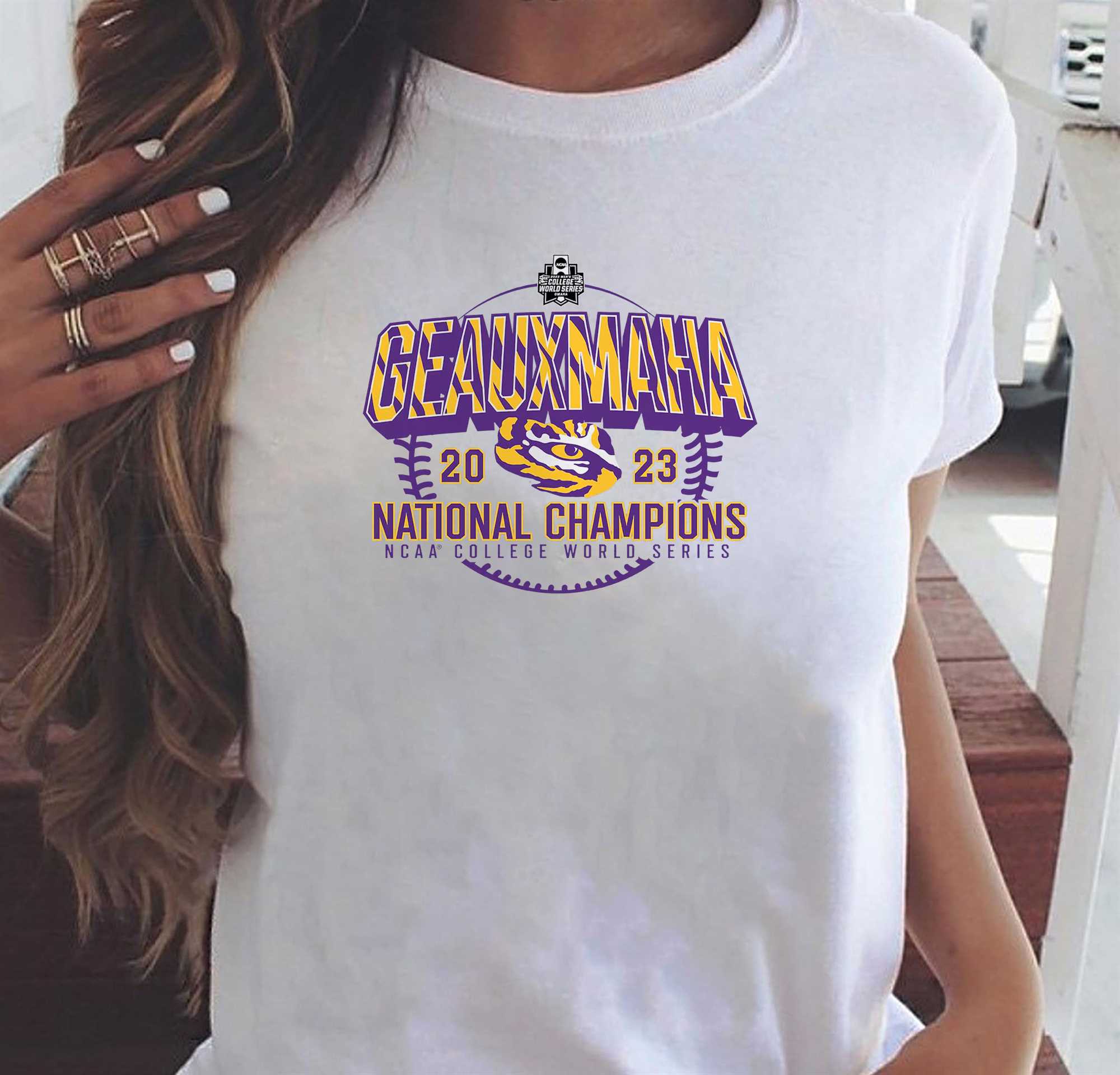 Lsu Tigers Fanatics Branded 2023 Ncaa Men's Baseball College World