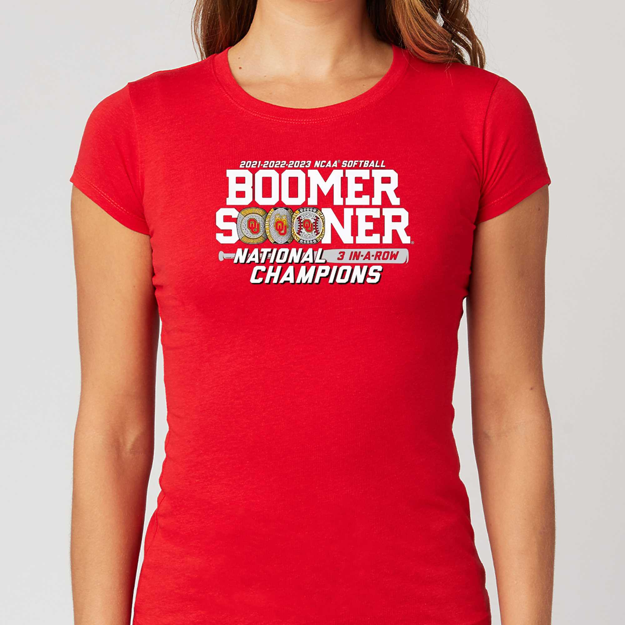 Oklahoma sooners 3 peat national champions softball 2023 shirt