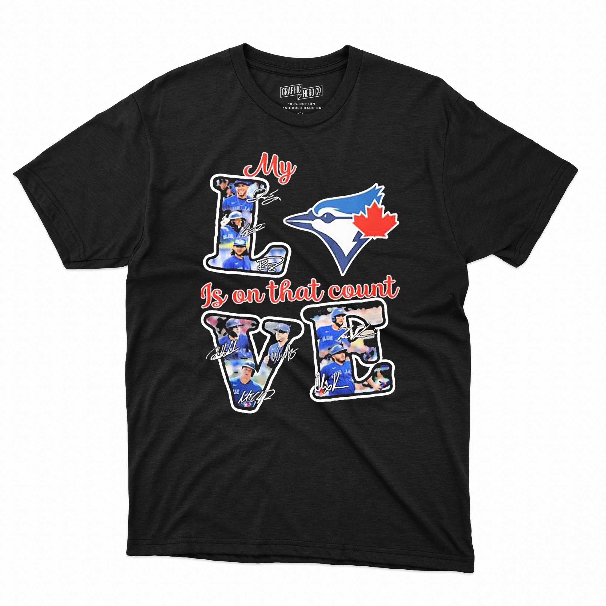Toronto Blue Jays My Love Is On That Count Signatures Shirt