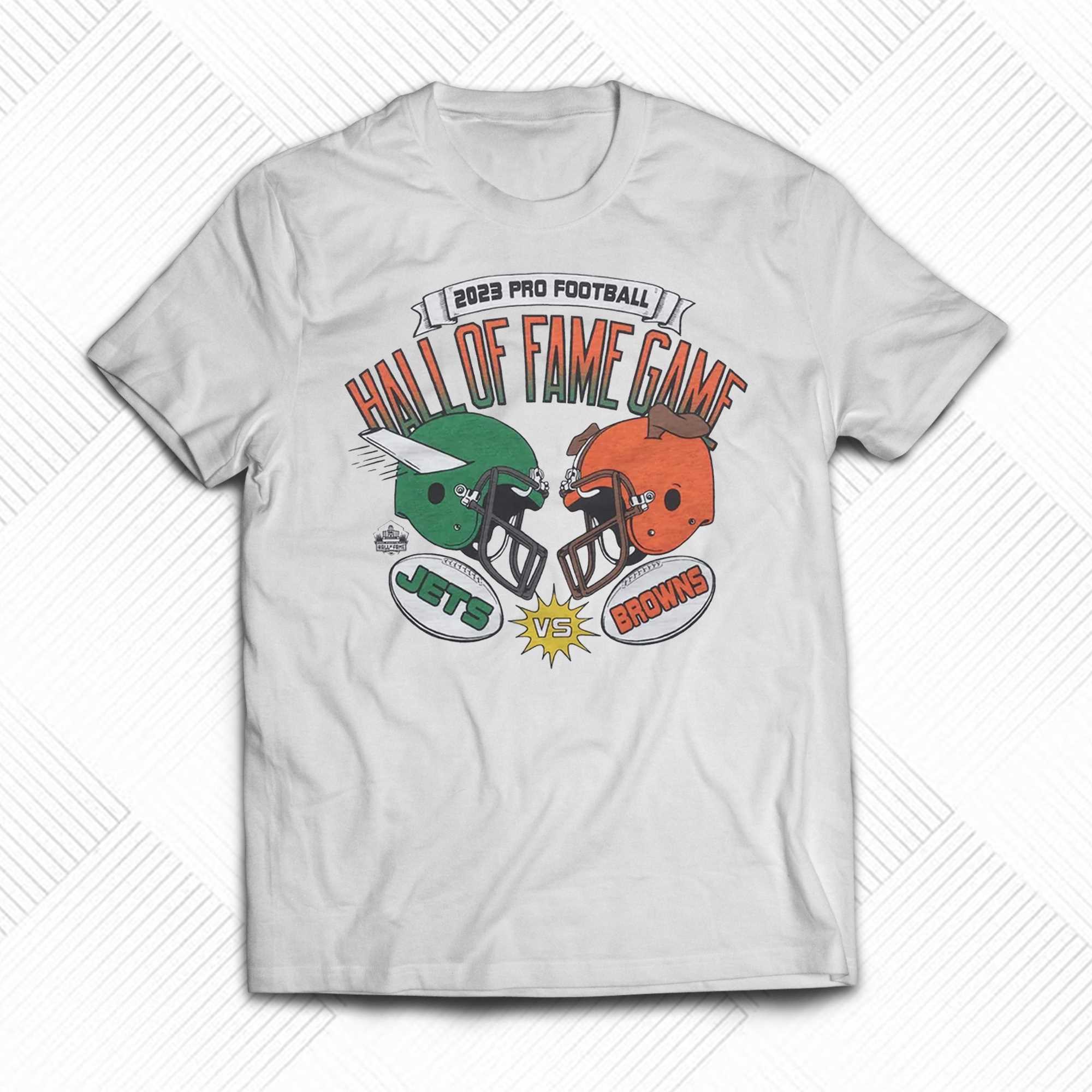 Official 2023 Pro Football Hall Of Fame Game Jets Vs Browns Shirt