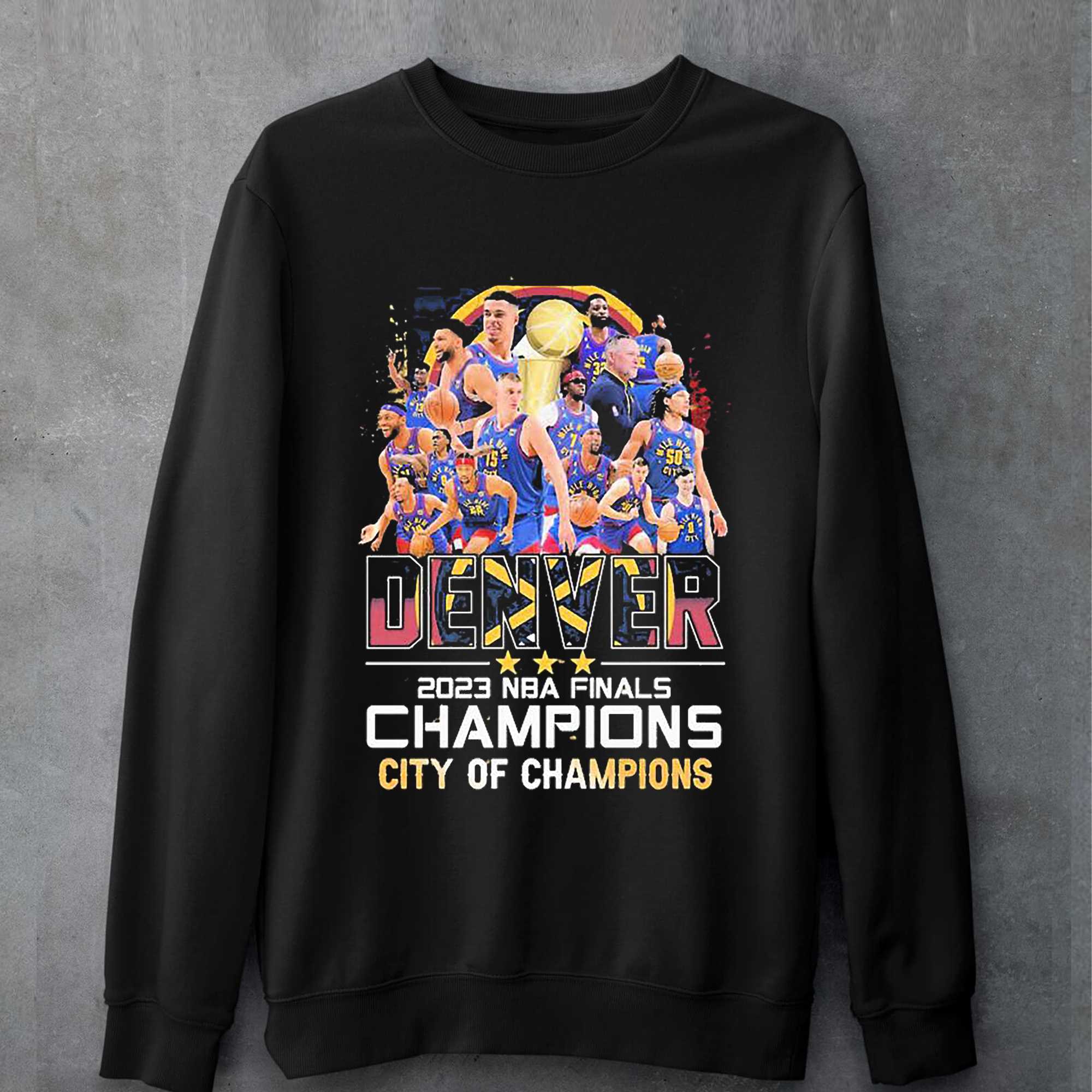 Denver Nuggets Finals Champions City Of Champions 2023 Midnight