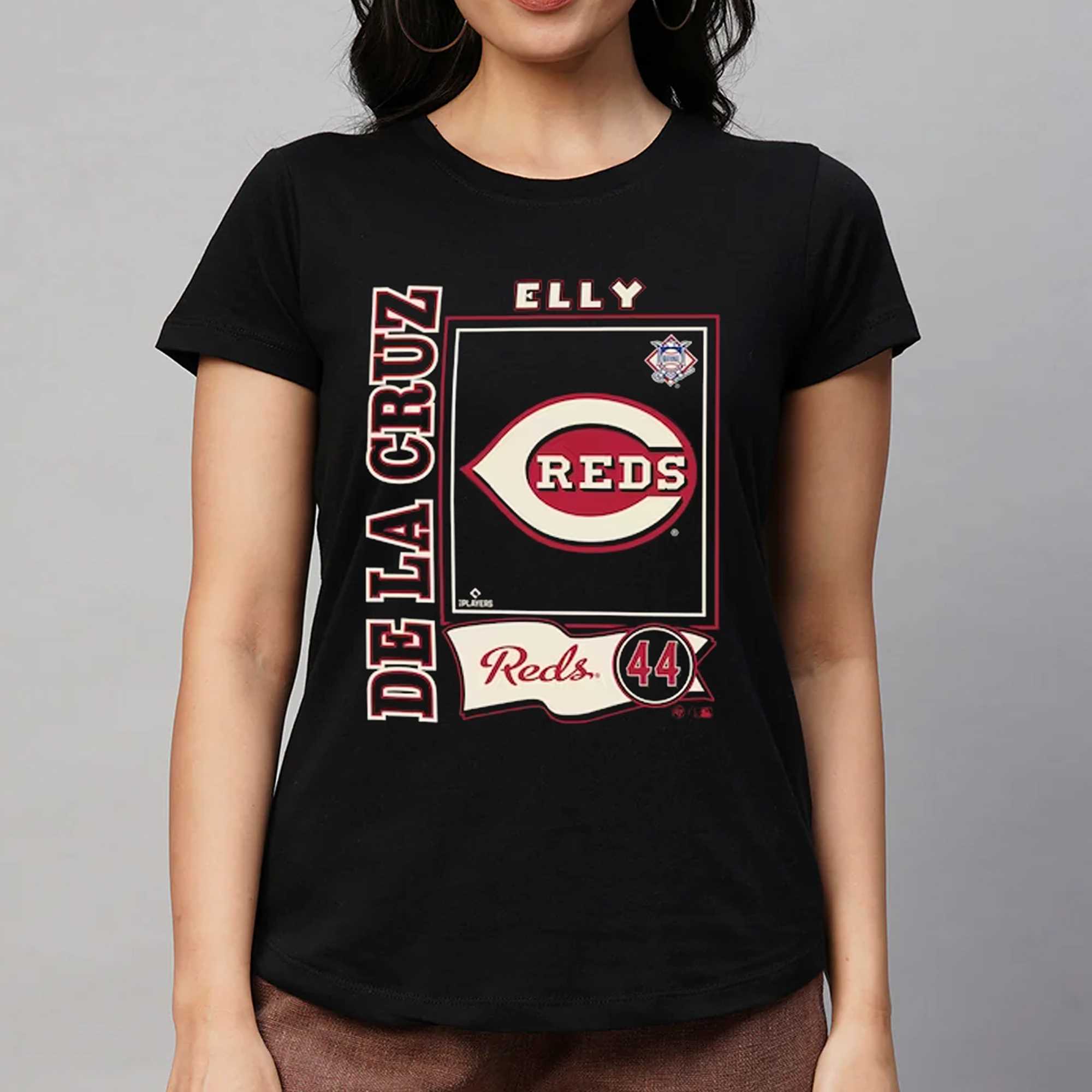 Elly De La Cruz Cincinnati Reds '47 Graphic T-Shirt - Red